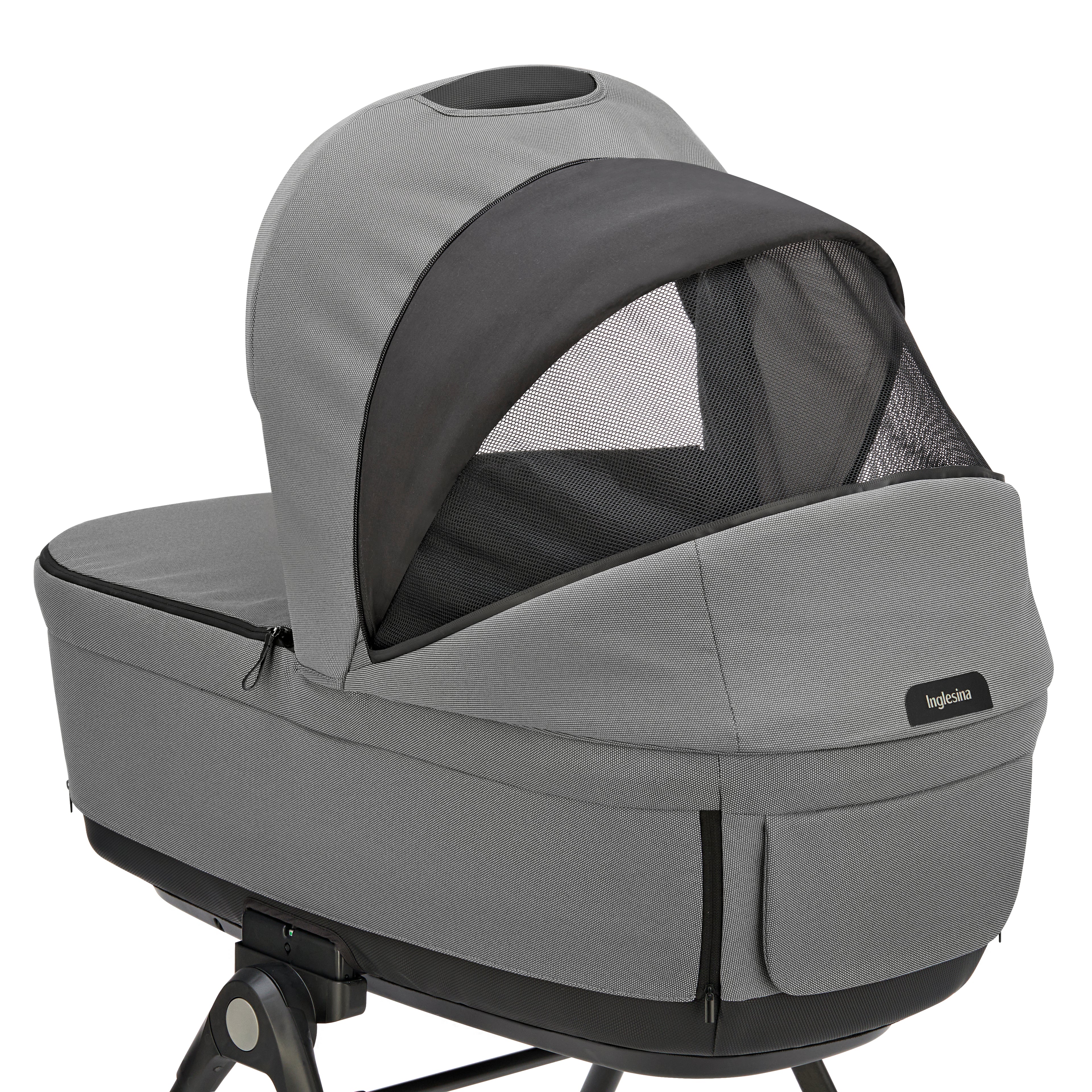 INGLESINA APTICA XT STROLLER -DRW Magnet Grey BLACK CHASSIS 4 IN 1 FULL SET