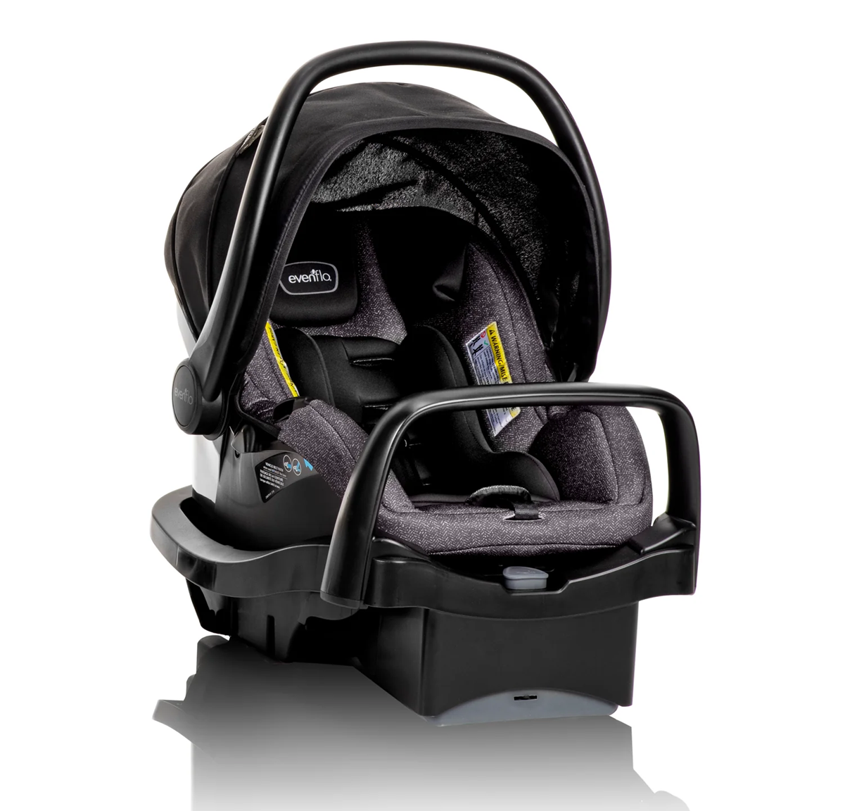 Evenflo - Pivot Modular Travel System with LiteMax Infant Car Seat - Casual Gray