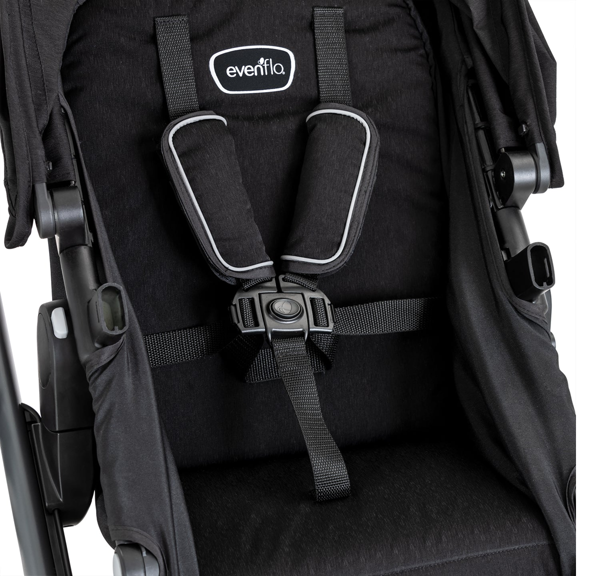 Evenflo - Pivot Xpand Modular Travel System with LiteMax Infant Car Seat - Ayrshire Black