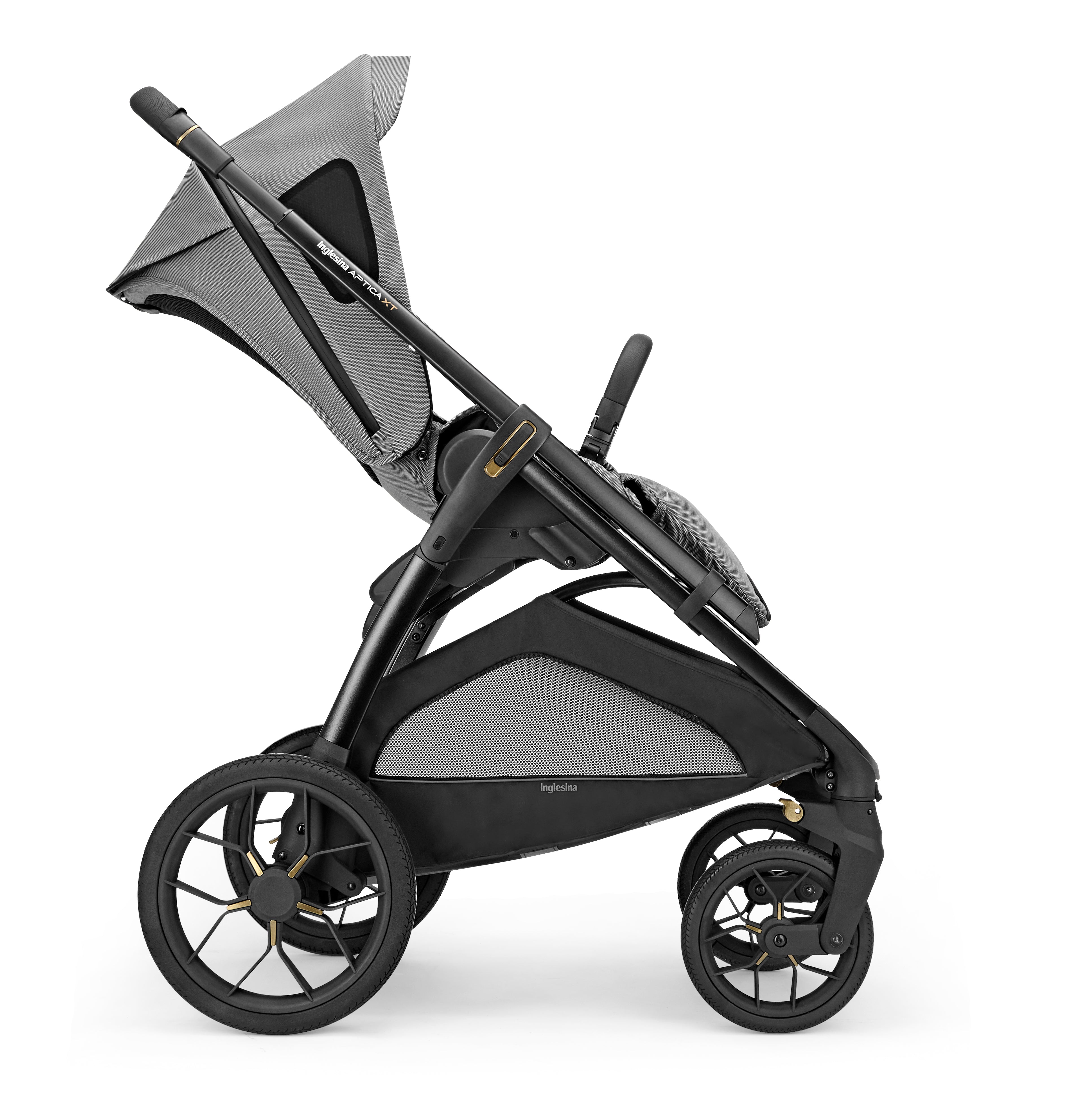 INGLESINA APTICA XT STROLLER -DRW TAIGA GREEN BLACK CHASSIS 4 IN 1 FULL SET