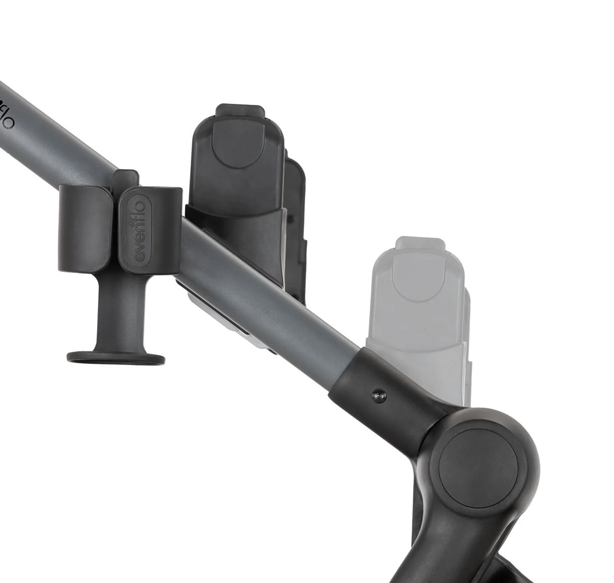 Evenflo - Pivot Xpand Modular Travel System with LiteMax Infant Car Seat - Ayrshire Black