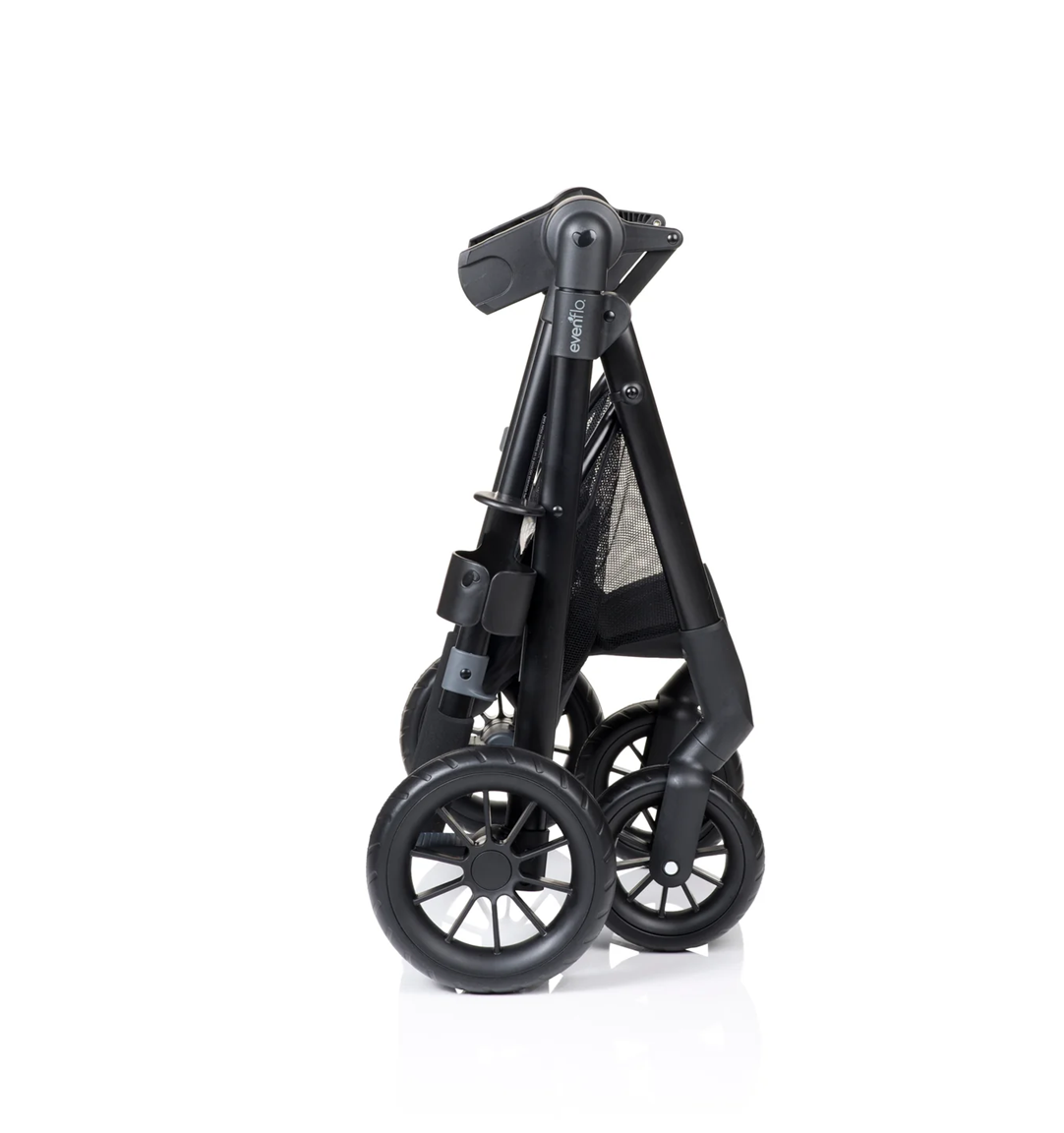 Evenflo - Pivot Modular Travel System with LiteMax Infant Car Seat - Casual Gray