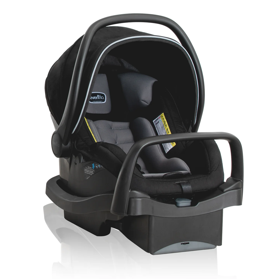 Evenflo - Pivot Xpand Modular Travel System with LiteMax Infant Car Seat - Ayrshire Black