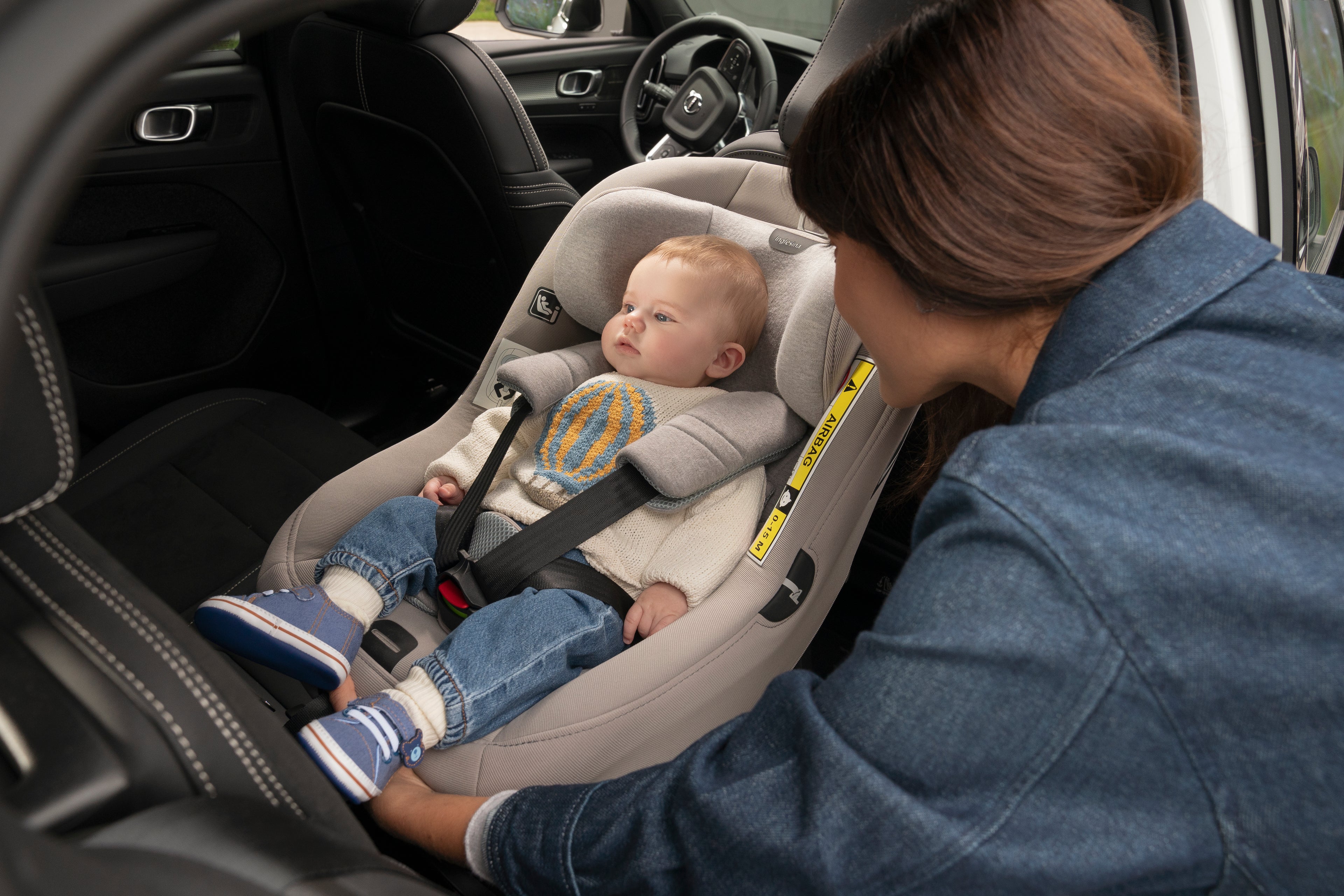 INGLESINA DARWIN NEXT STAGE CAR SEAT STONE GREY(Base is Separately)