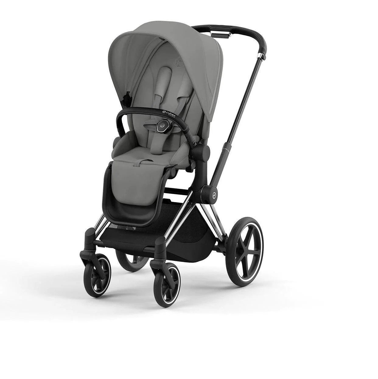 Cybex - Priam Chrome Black Frame with Seat Pack
