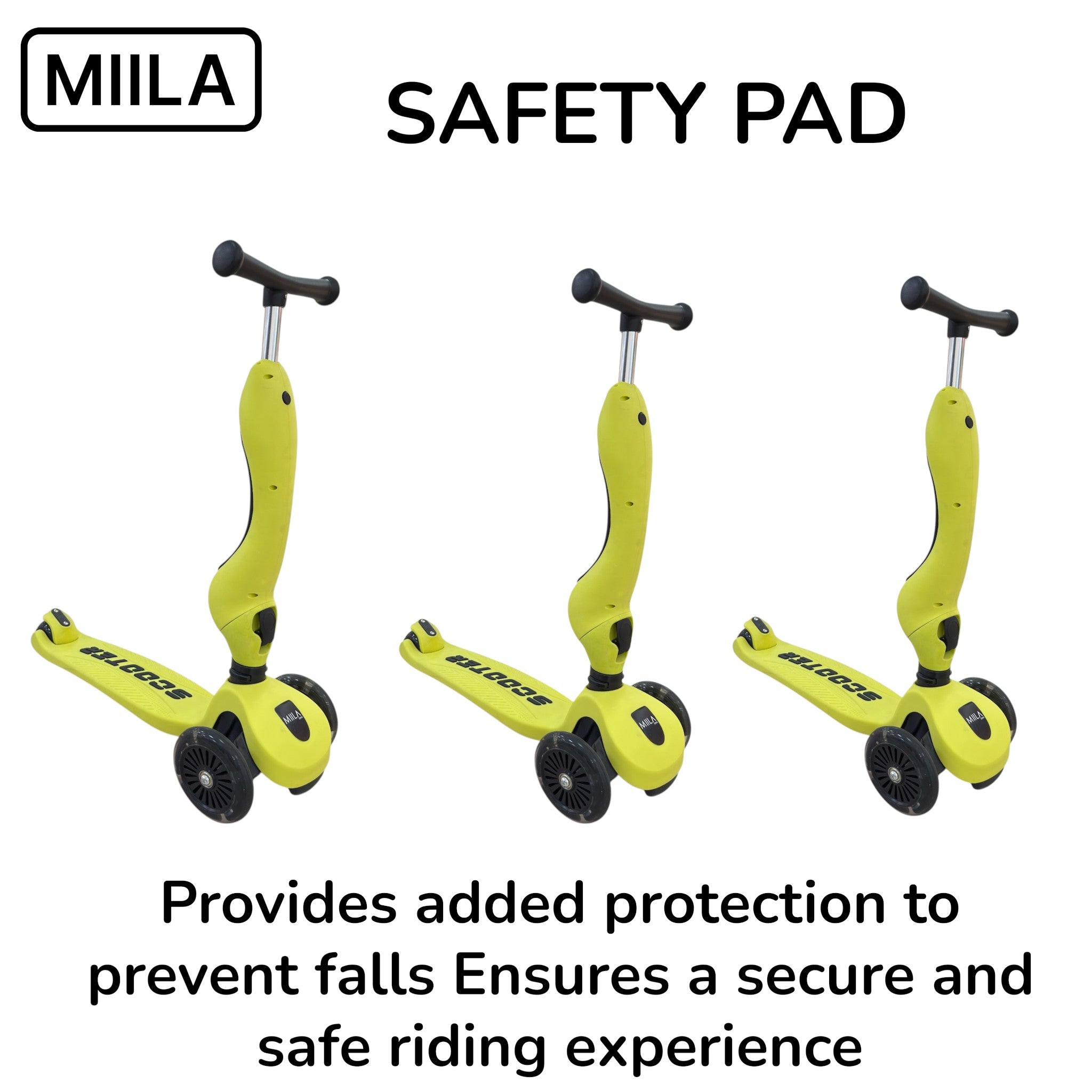 MIILA SCOOTER 2 IN 1 YELLOW