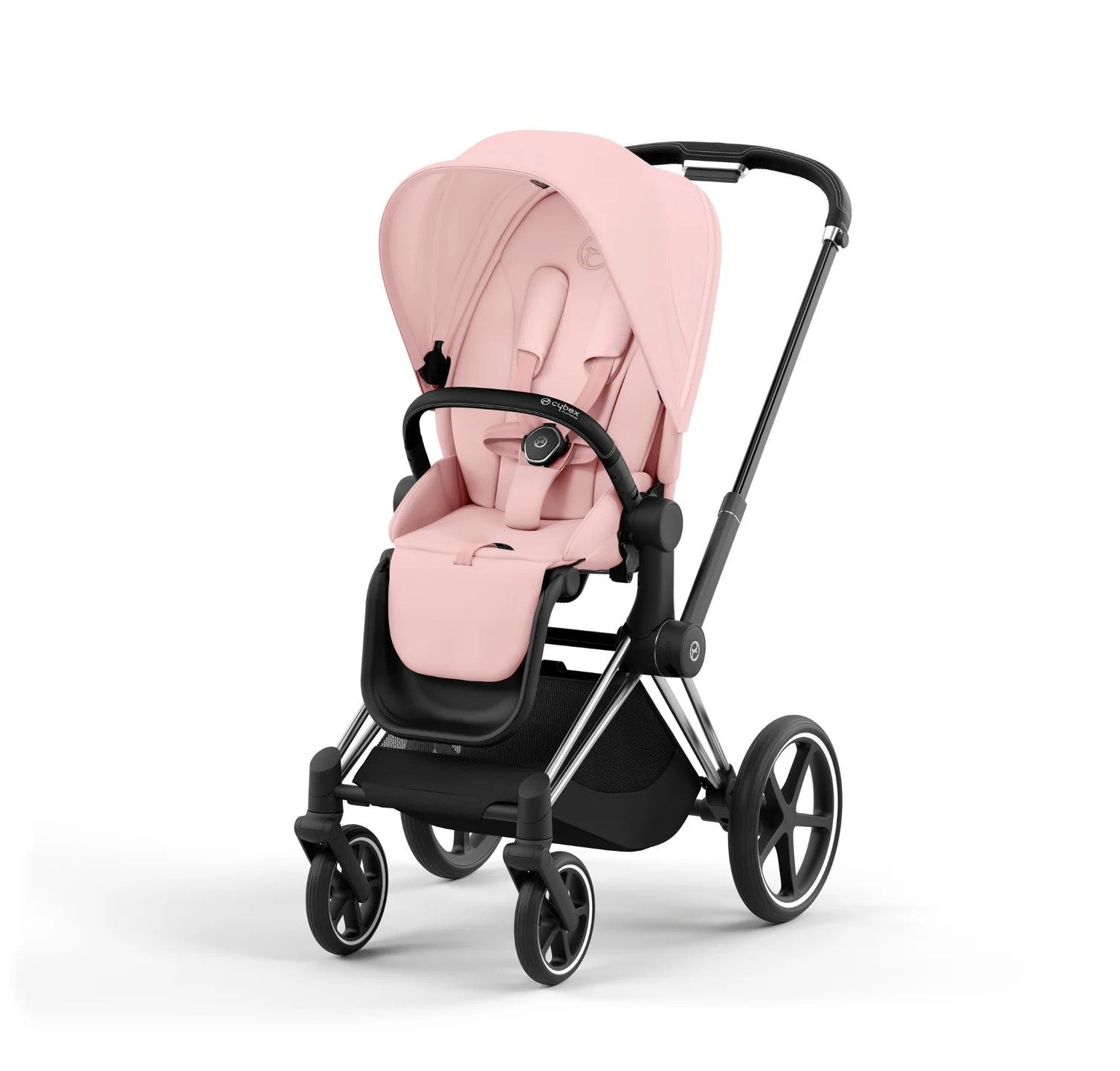 Cybex - Priam Chrome Black Frame with Seat Pack