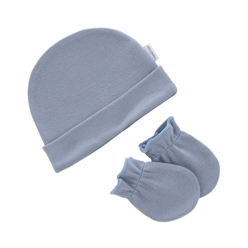 Baby Cotton - Cap & Mitten Set