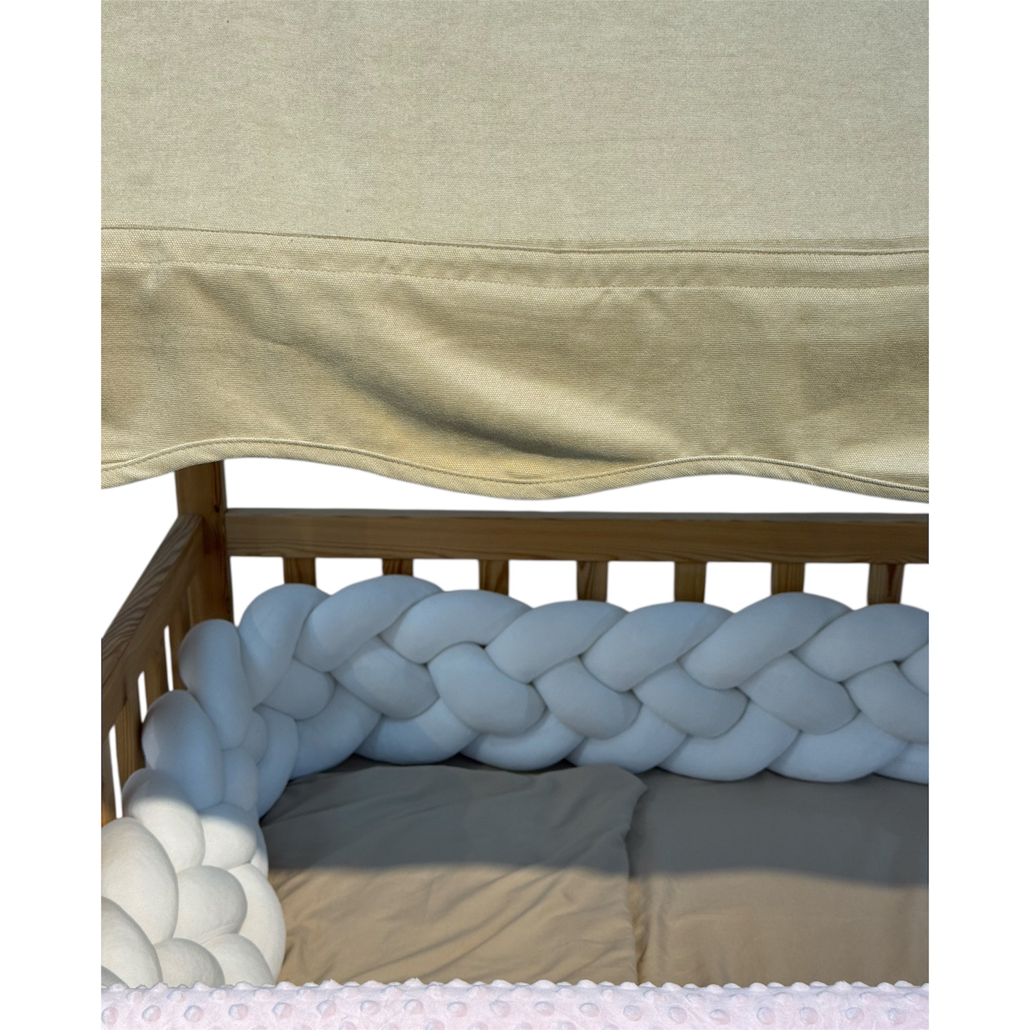 Baby Moon Knotted Bumper 4 Lines 100% Cotton