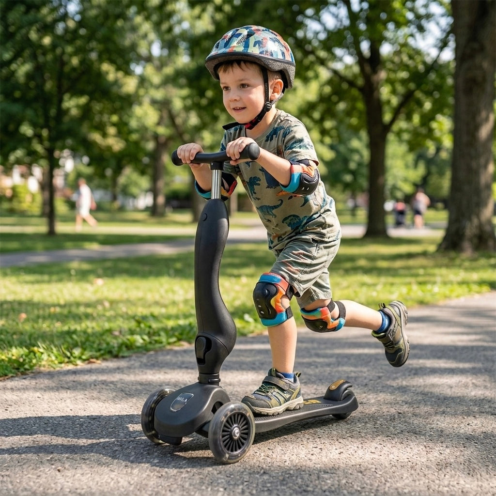 MIILA SCOOTER 2 IN 1 BLACK