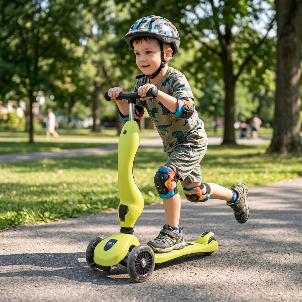 MIILA SCOOTER 2 IN 1 LIME GREEN