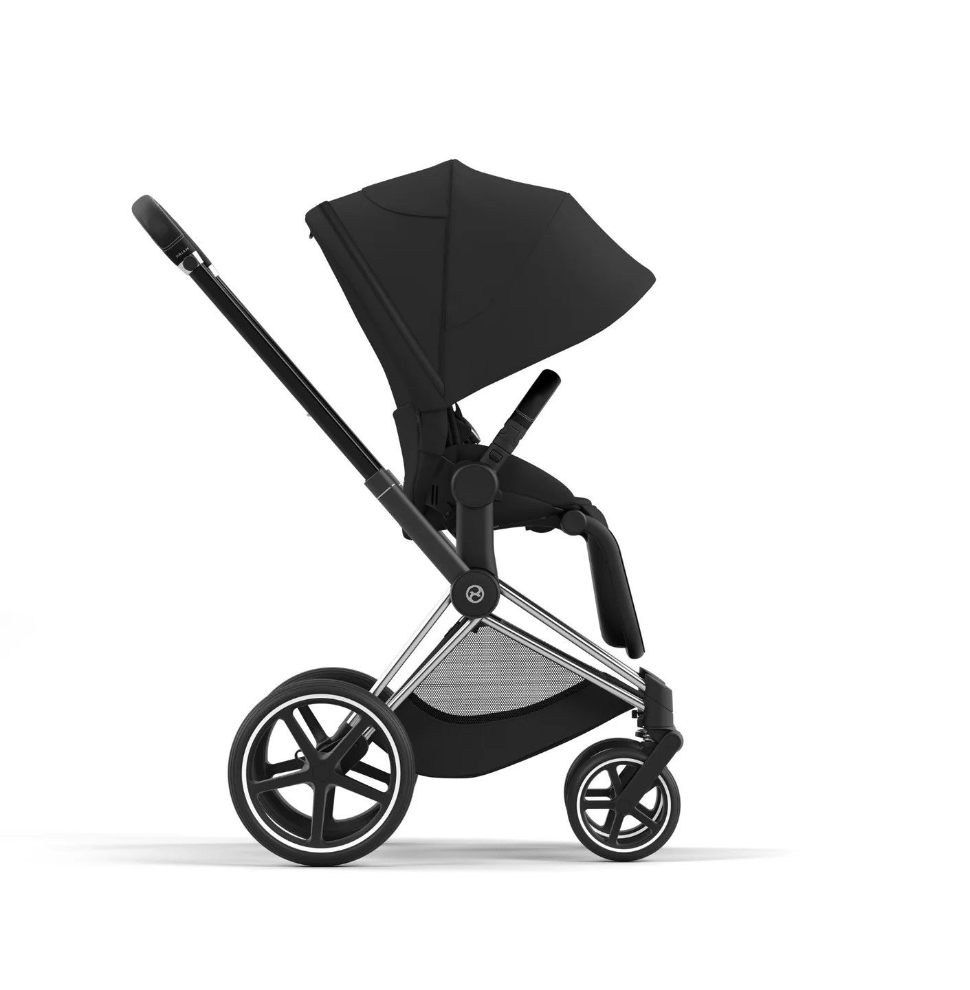 Cybex - Priam Chrome Black Frame with Seat Pack