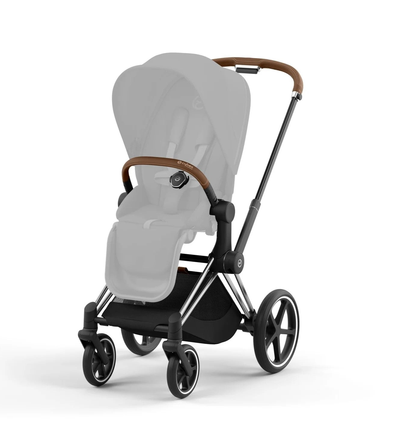 Cybex - Priam Frame & Seat Chrome Brown