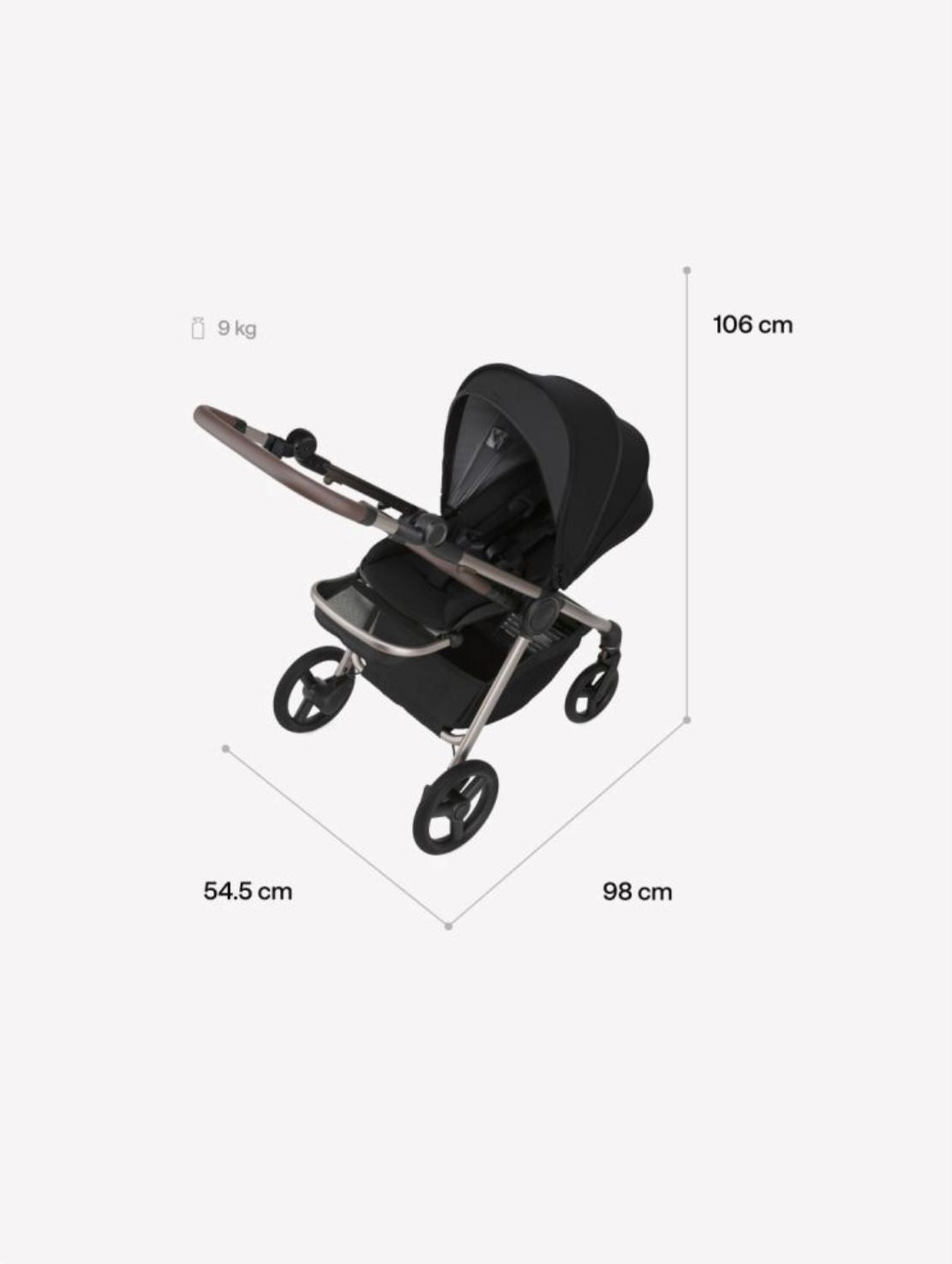 Anex IQ Stroller 2in1 (Seal)
