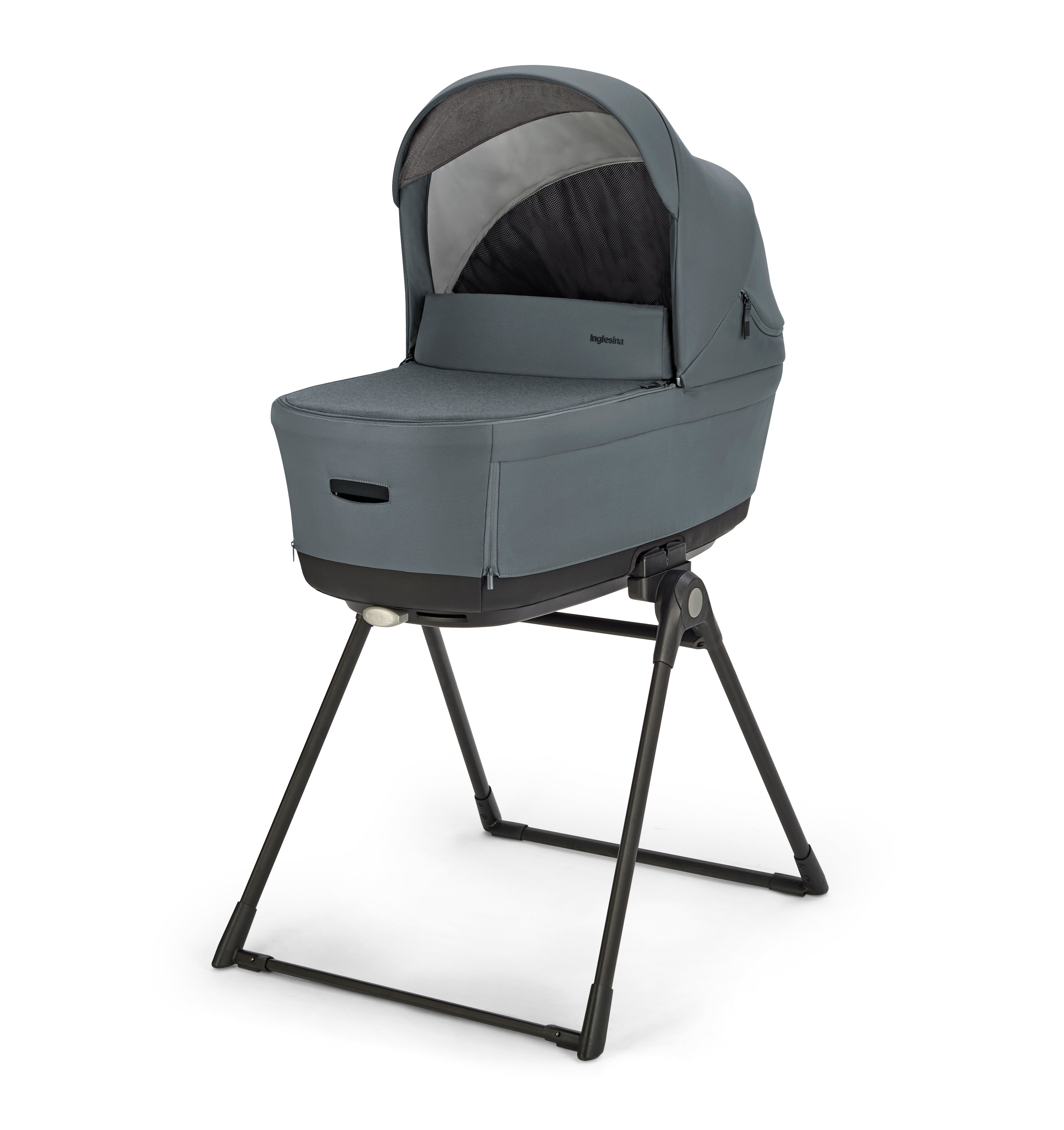 INGLESINA ELECTA STROLLER DARWIN UNION GREY+ CHASSIS BLACK 4 IN 1 FULL SET