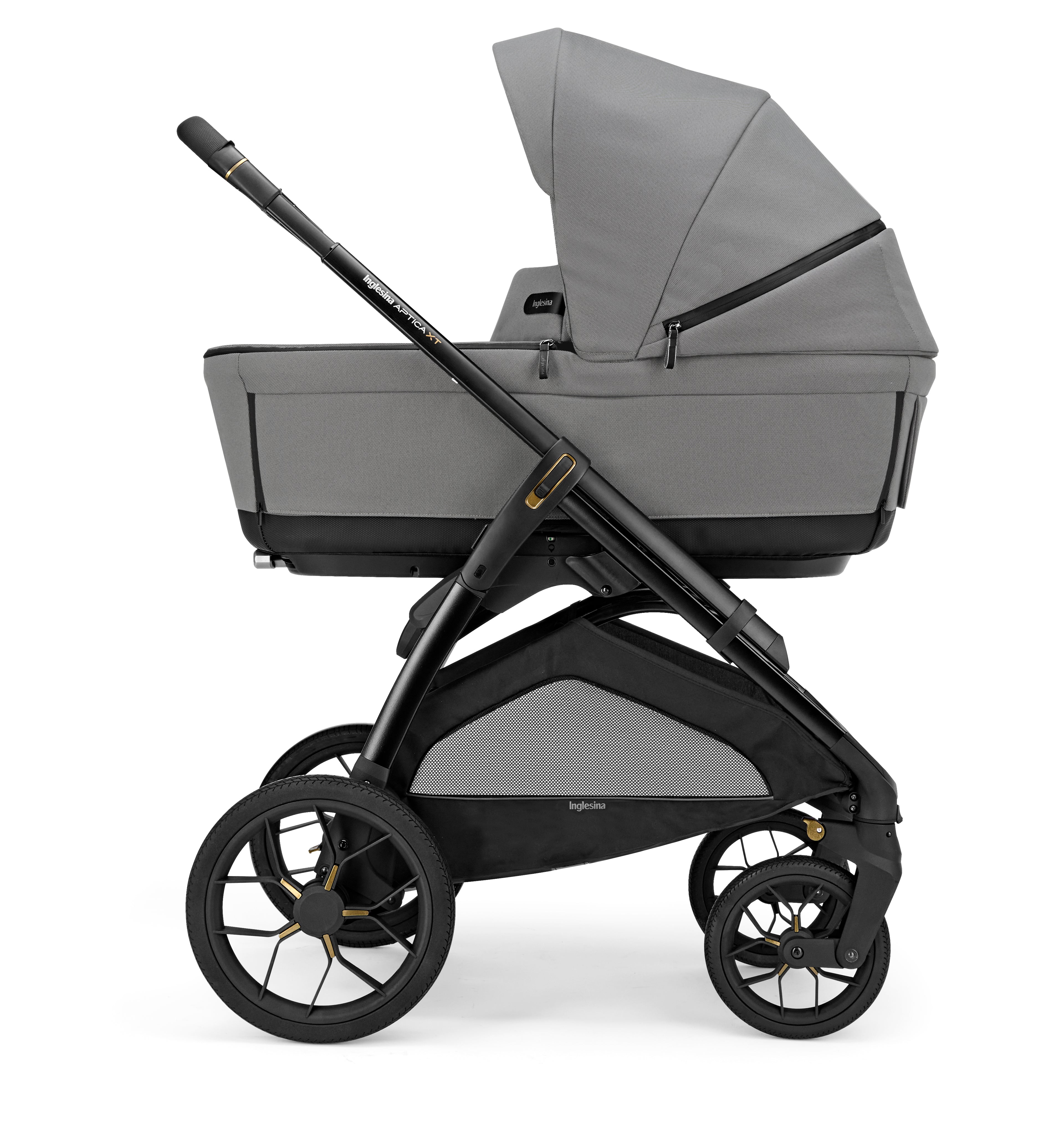INGLESINA APTICA XT STROLLER CANYON GREY+CHASSIS BLACK 4 IN 1 FULL SET