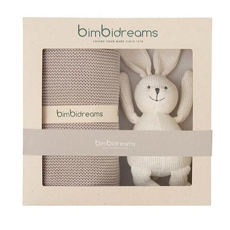 Bimbidreams (Blanket +Plush Toy) Grey
