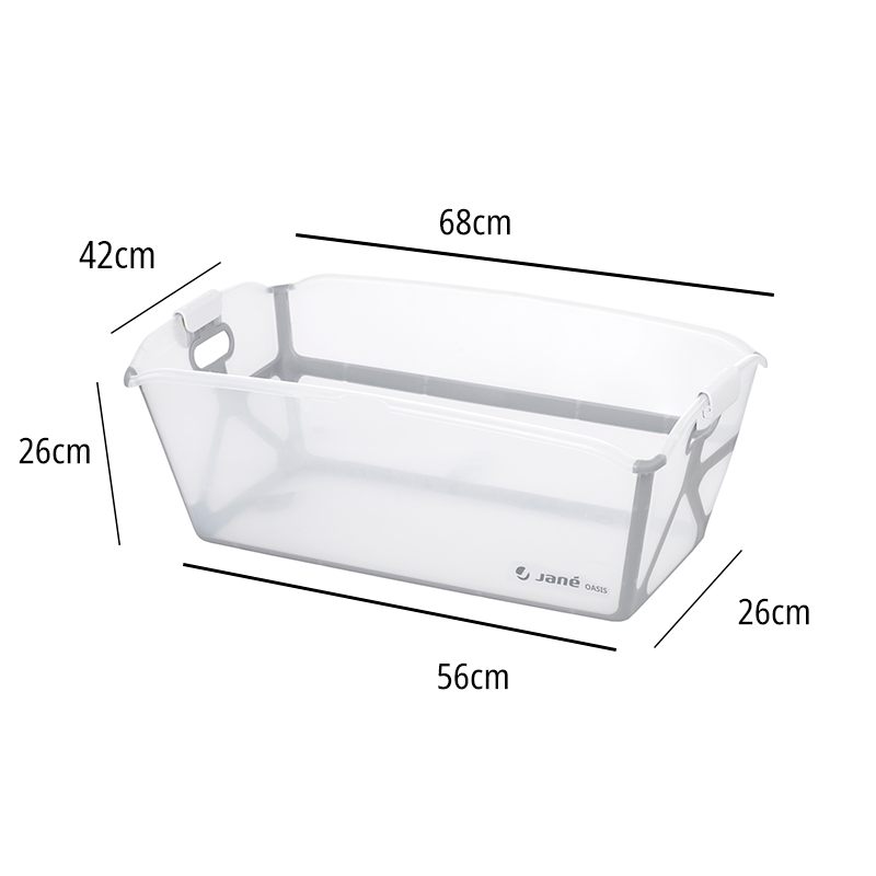 Jane Oasis folding bathtub with stand