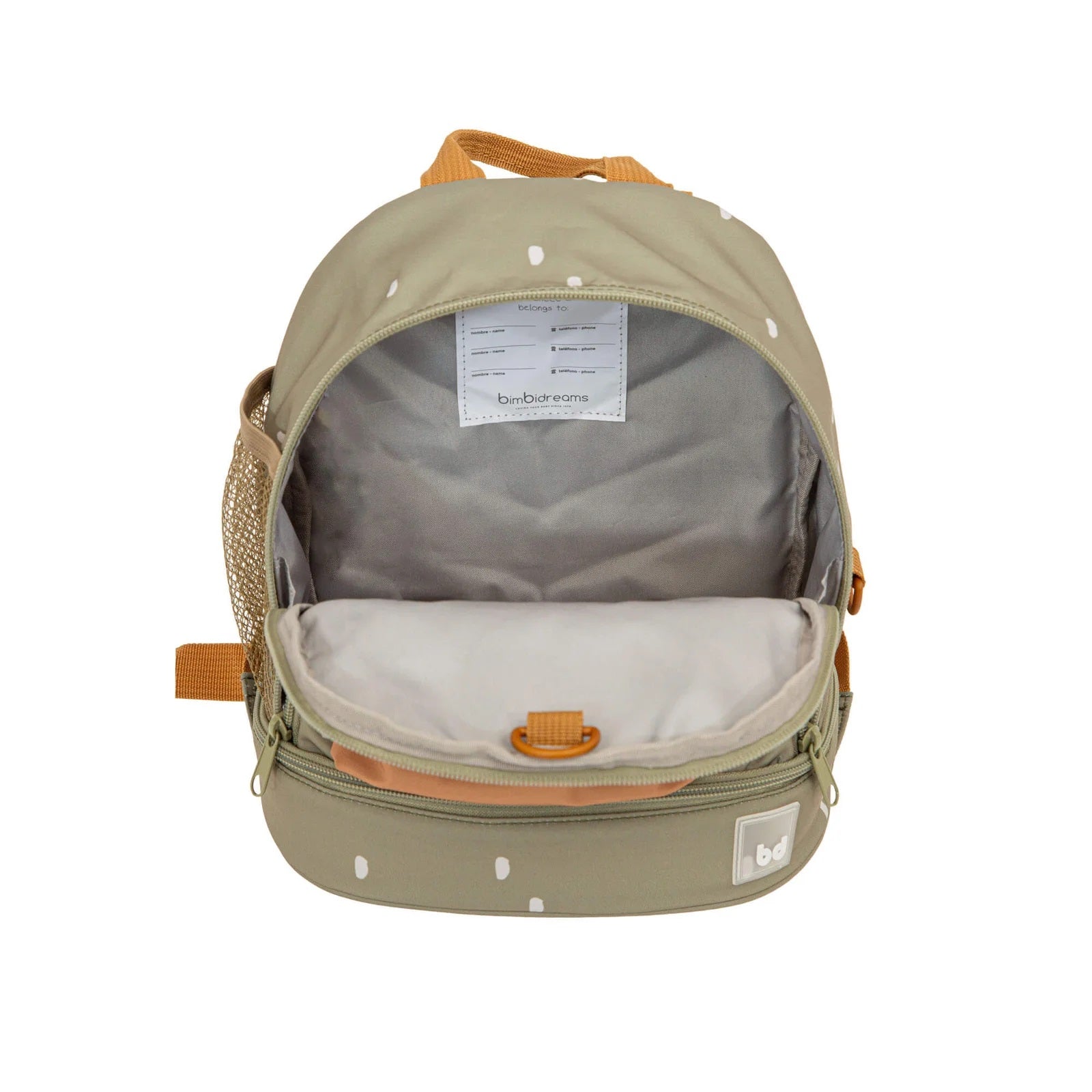 BIMBIDREAMS MINI BACKPACK ANIMALIA LINEN