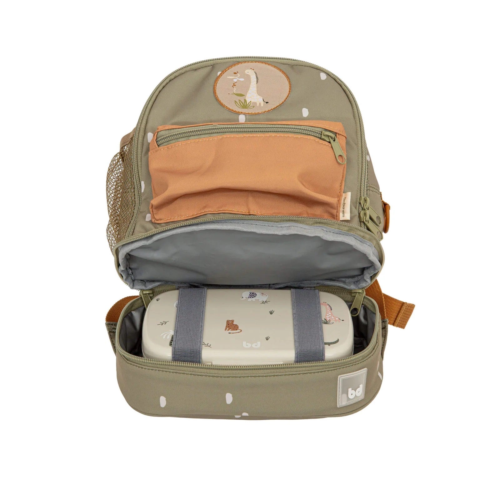BIMBIDREAMS MINI BACKPACK ANIMALIA LINEN