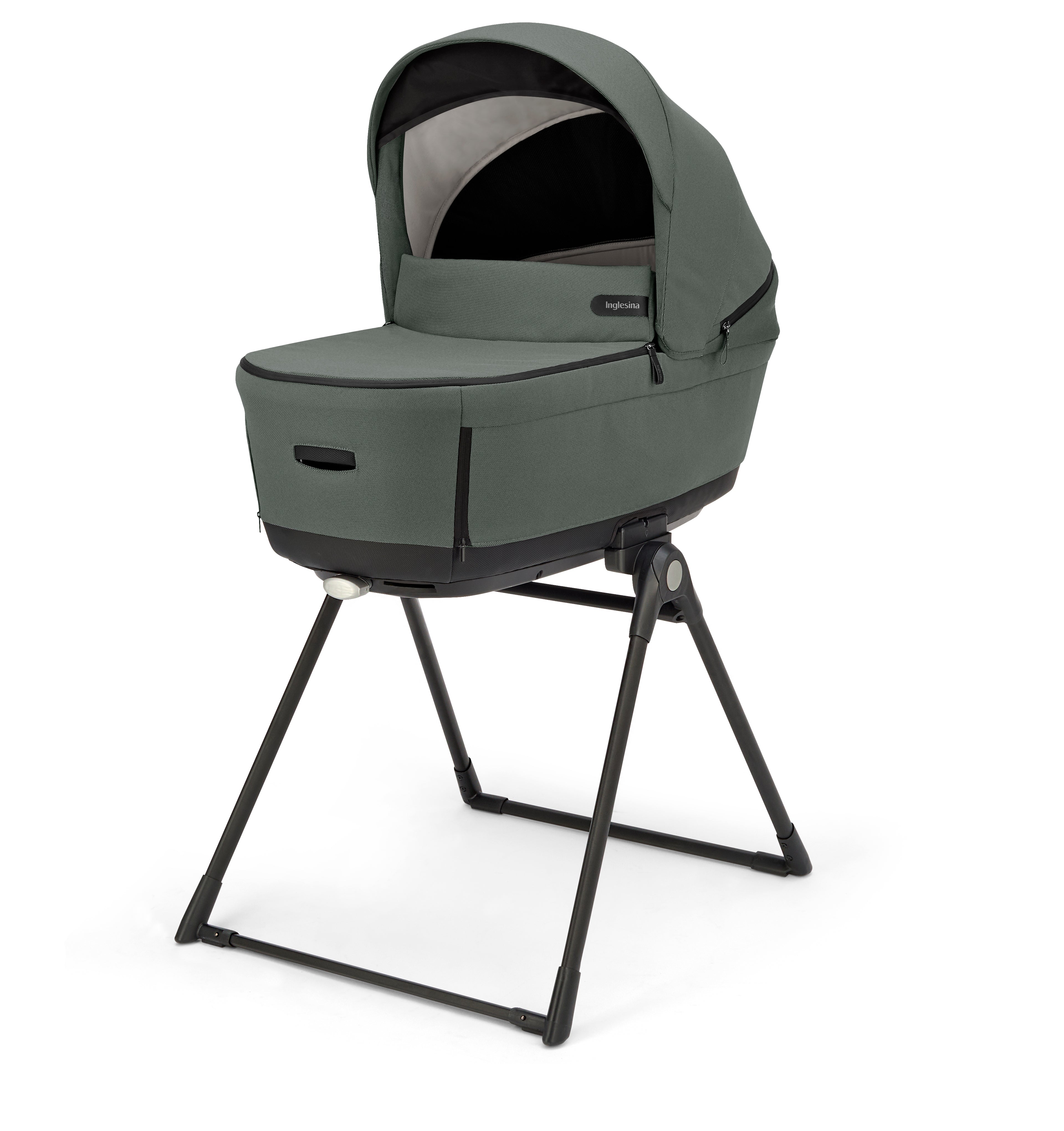 INGLESINA APTICA XT STROLLER -DRW TAIGA GREEN BLACK CHASSIS 4 IN 1 FULL SET