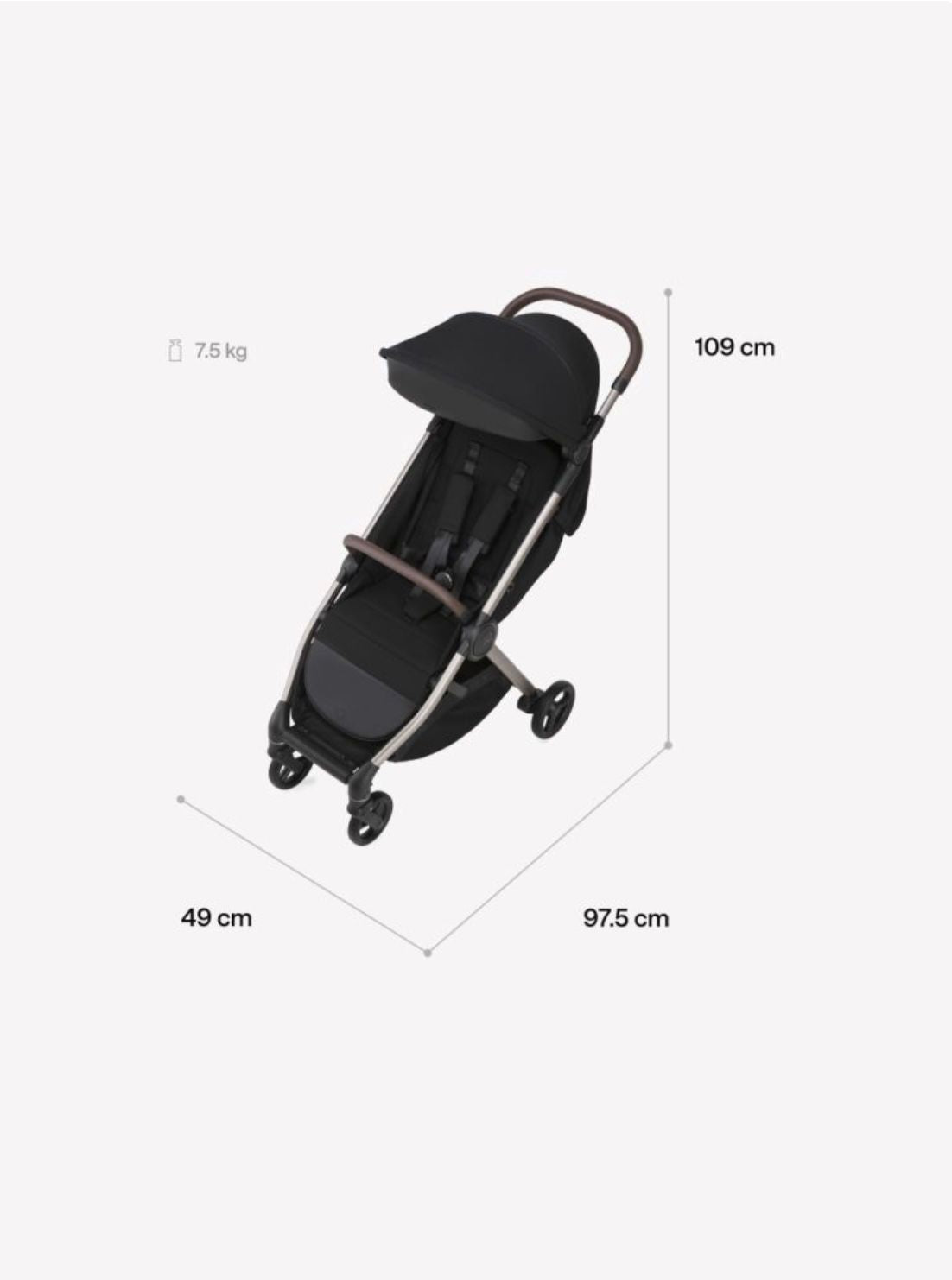 Anex IQ Stroller 2in1 (Seal)