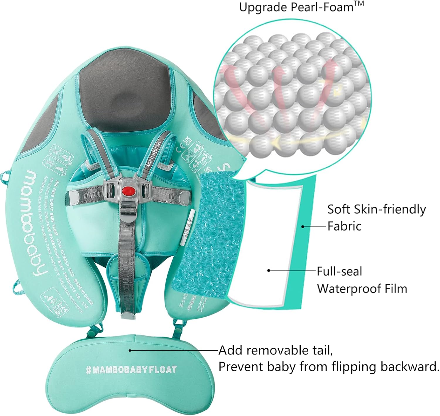 MAMBOBABY BABY FLOAT GREEN