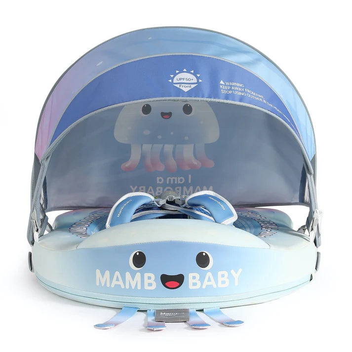MAMBOBABY BABY FLOAT JELLY DREAM BLUE WITH CANOPY