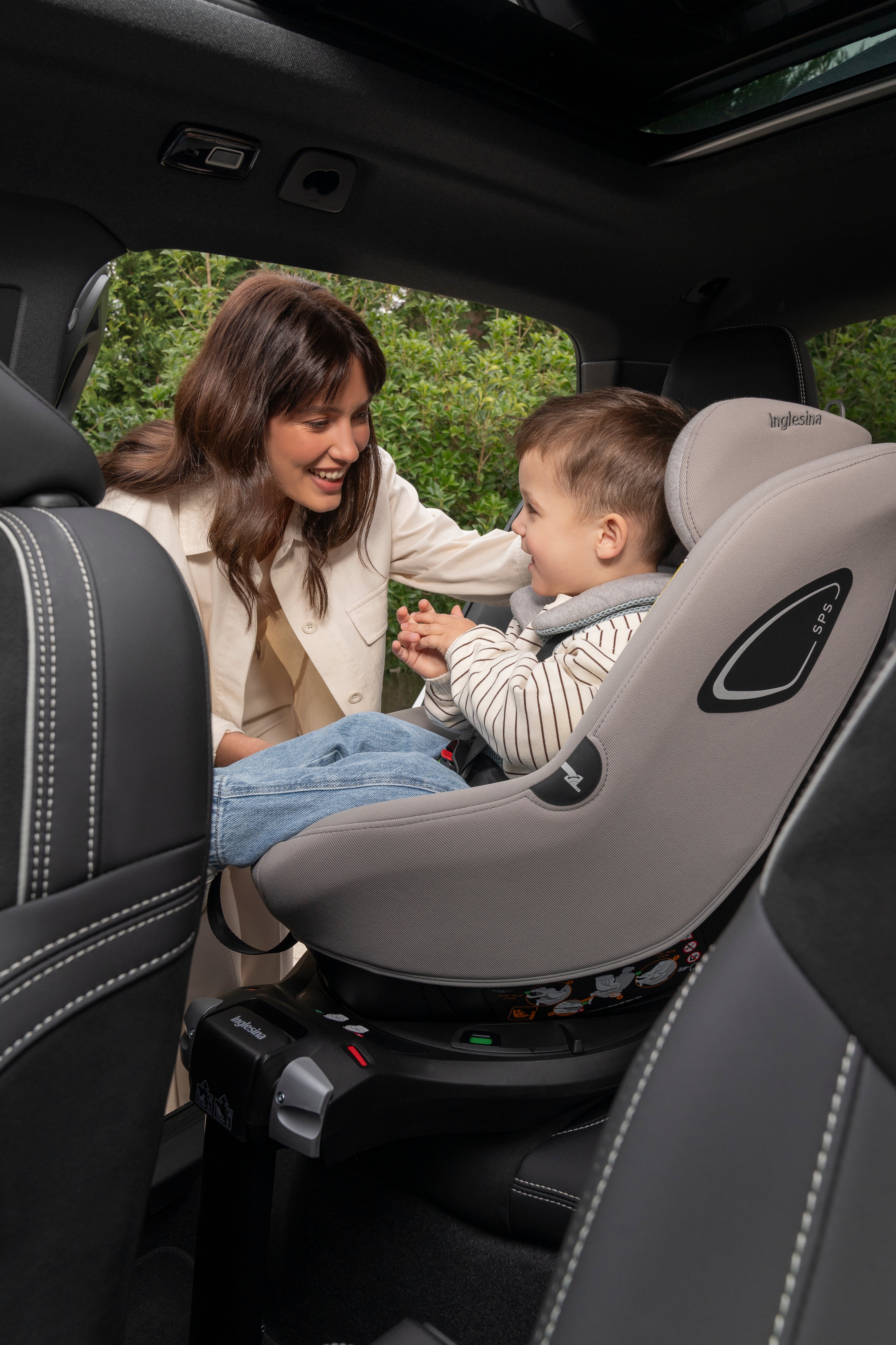 INGLESINA DARWIN NEXT STAGE CAR SEAT STONE GREY(Base is Separately)