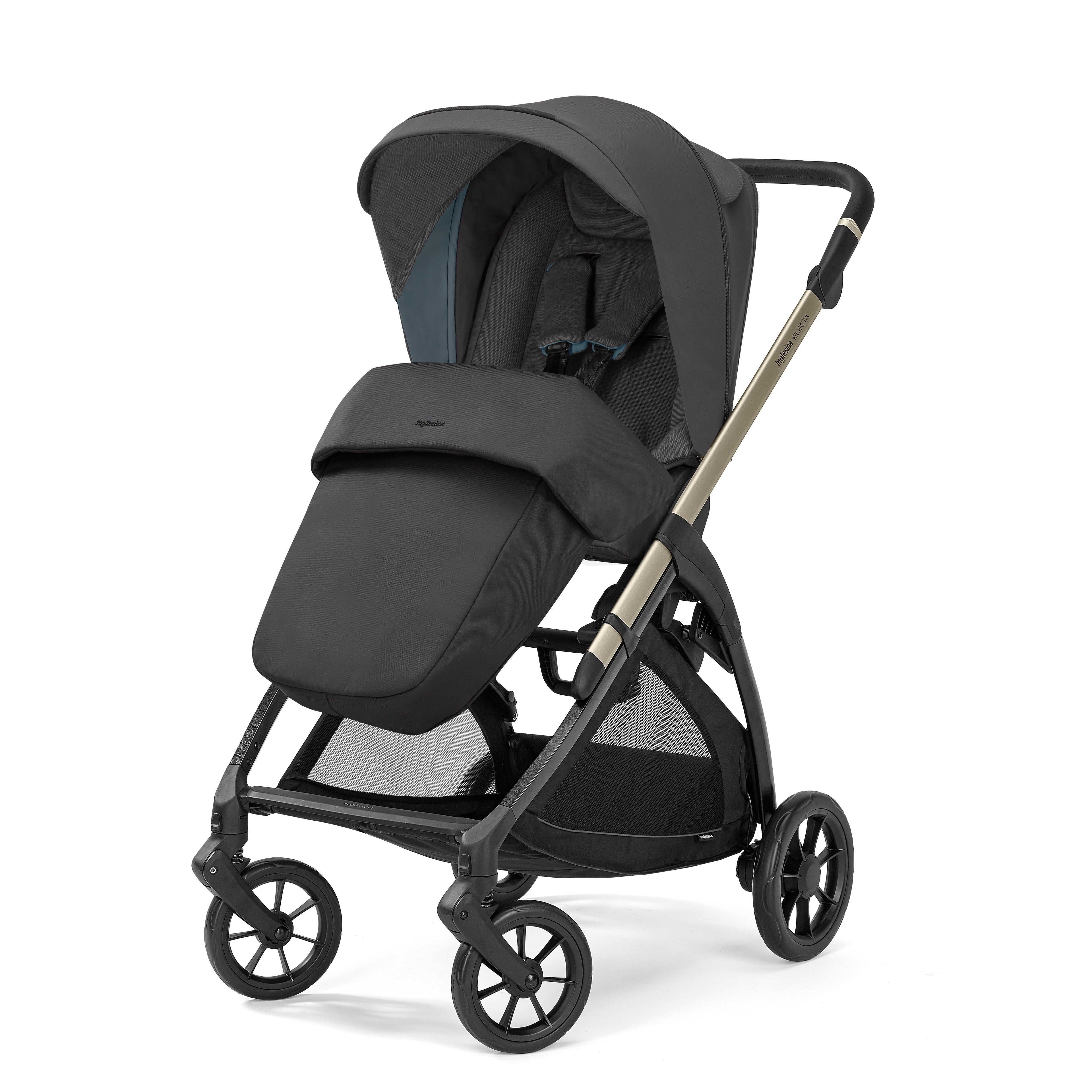 INGLESINA ELECTA STROLLER UPPER BLACK 4 IN 1 FULL SET