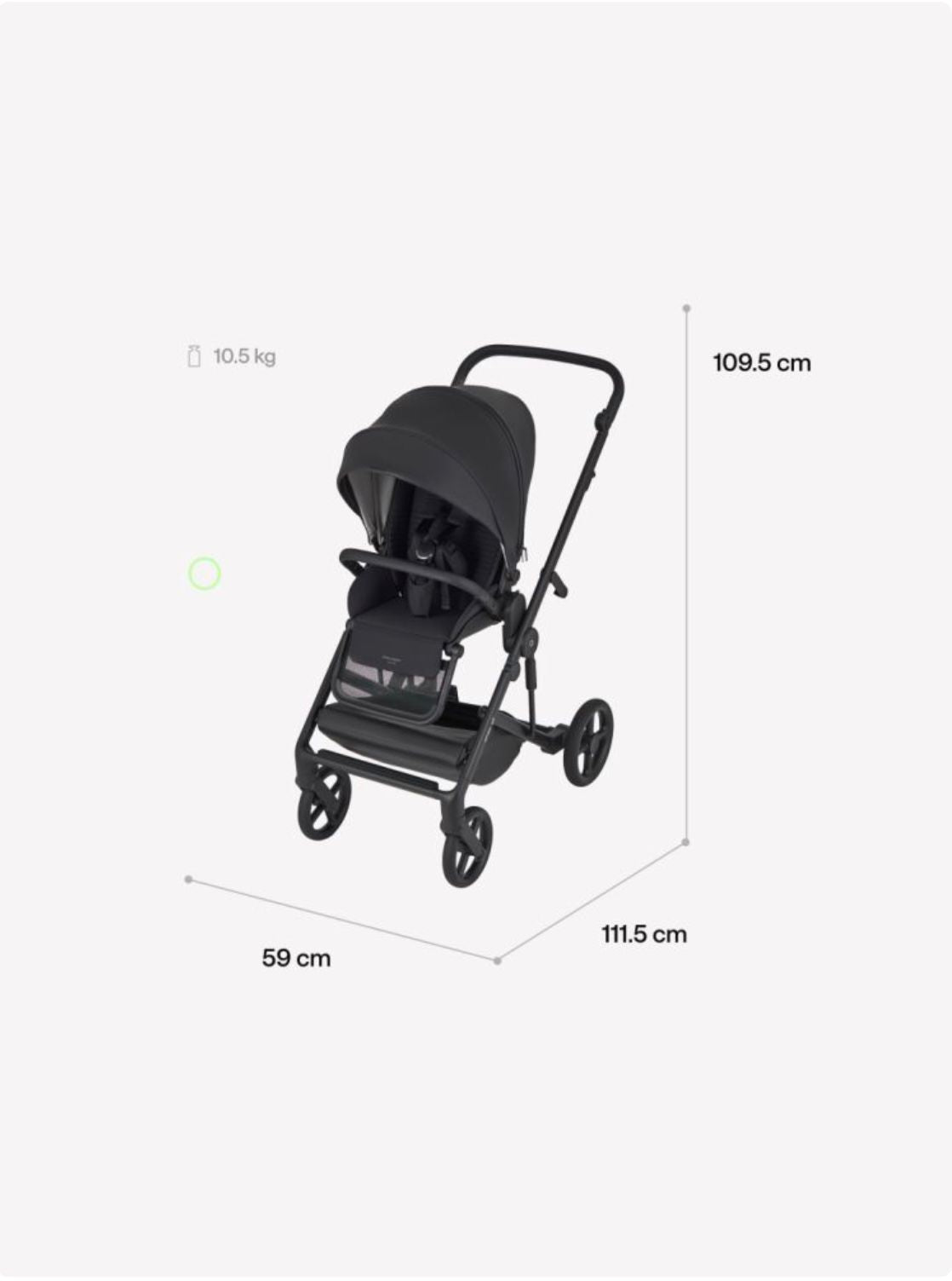 Anex Eli Stroller 2in1 (Secret)