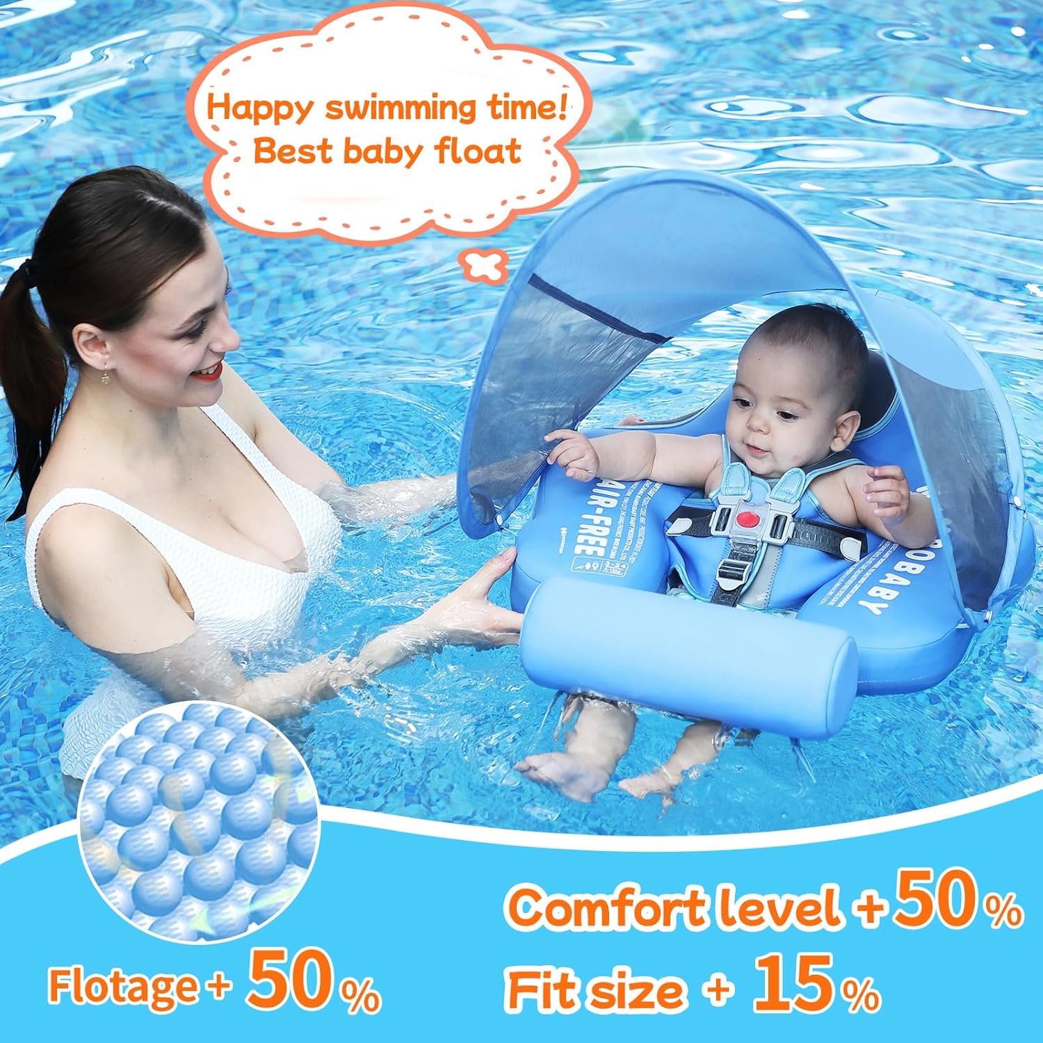 MAMBOBABY BABY FLOAT BLUE