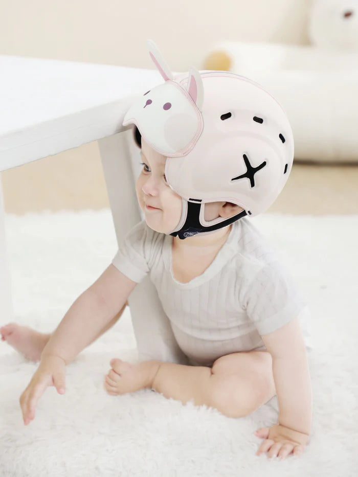 MAMBOBABY SAFETY HELMET BREATHABLE RABBIT PINK 6-24