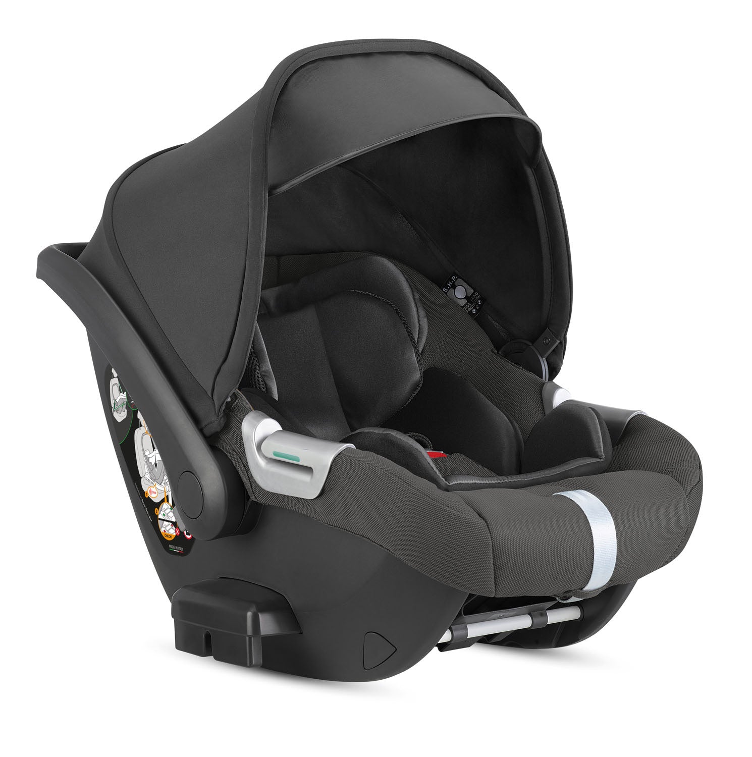INGLESINA APTICA XT STROLLER -DRW Magnet Grey BLACK CHASSIS 4 IN 1 FULL SET
