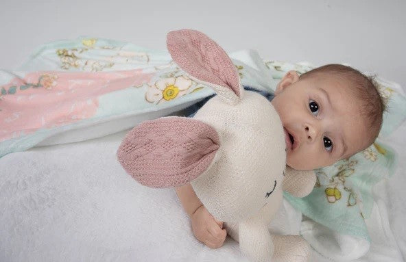 NOOEX TOY SOFT RABBIT OFF WHITE/PINK