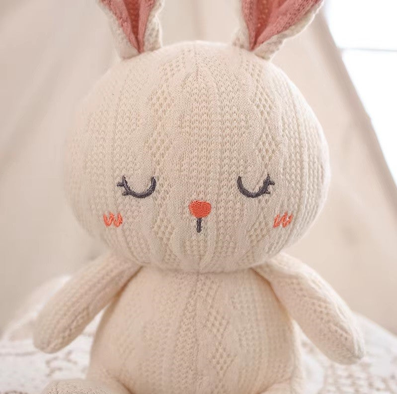 NOOEX TOY SOFT RABBIT OFF WHITE/PINK