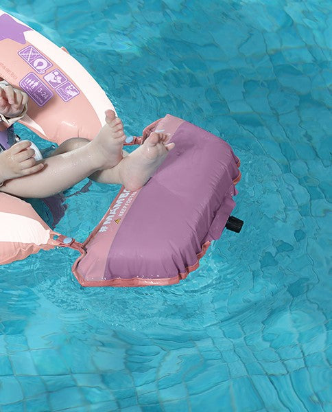 MAMBOBABY SELF-INFLATING BABY FLOAT WITH CANOPY