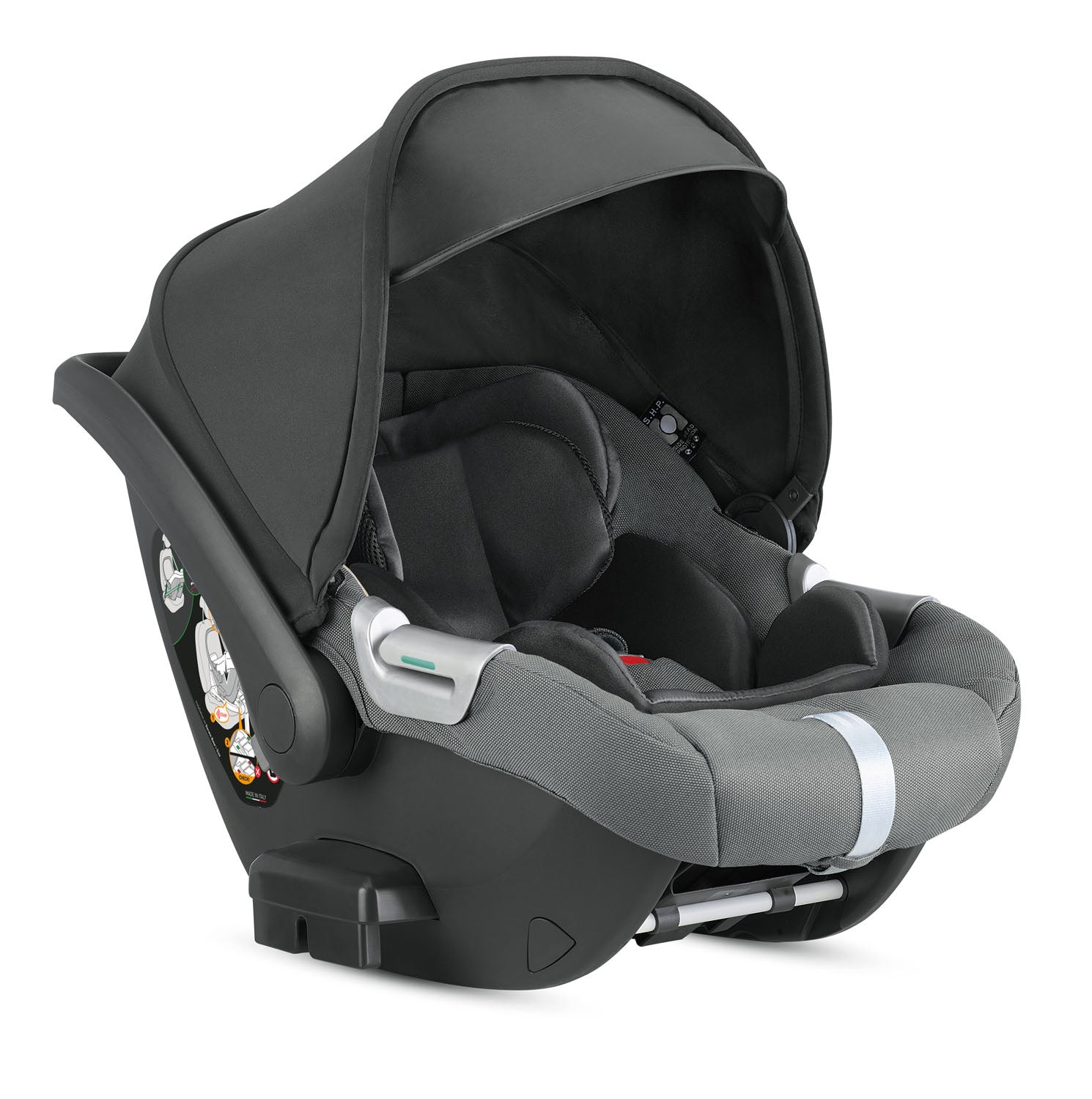 INGLESINA APTICA XT STROLLER CANYON GREY+CHASSIS BLACK 4 IN 1 FULL SET