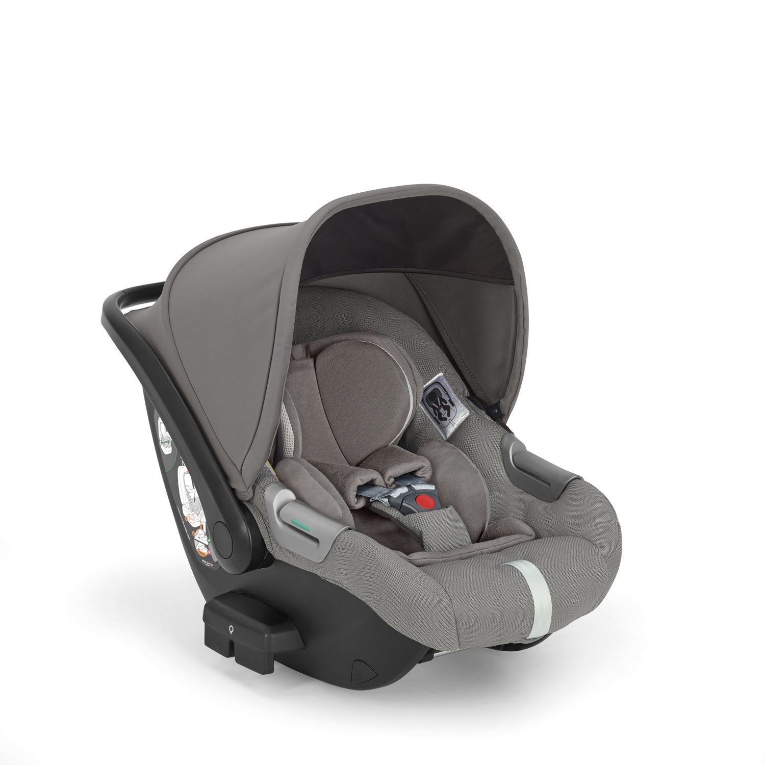 INGLESINA APTICA STROLLER DRW PLATINUM GREY+CHASSIS LITIO BLACK 4 IN 1 FULL SET