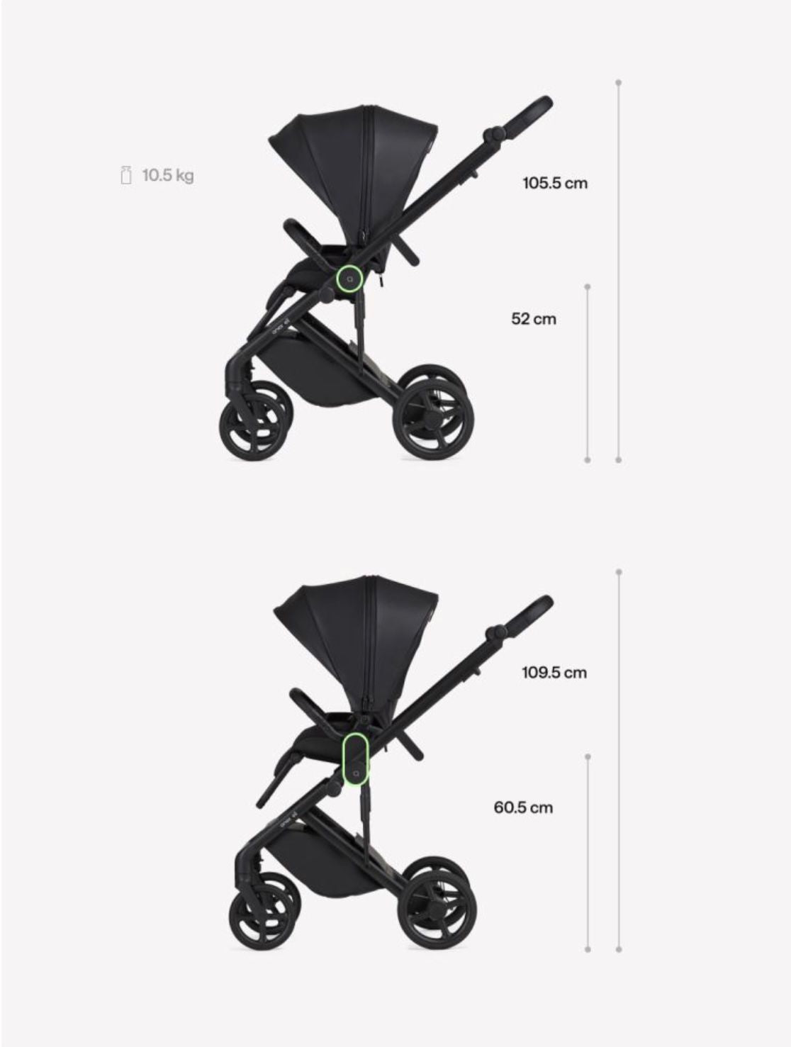 Anex Eli Stroller 2in1 (Secret)
