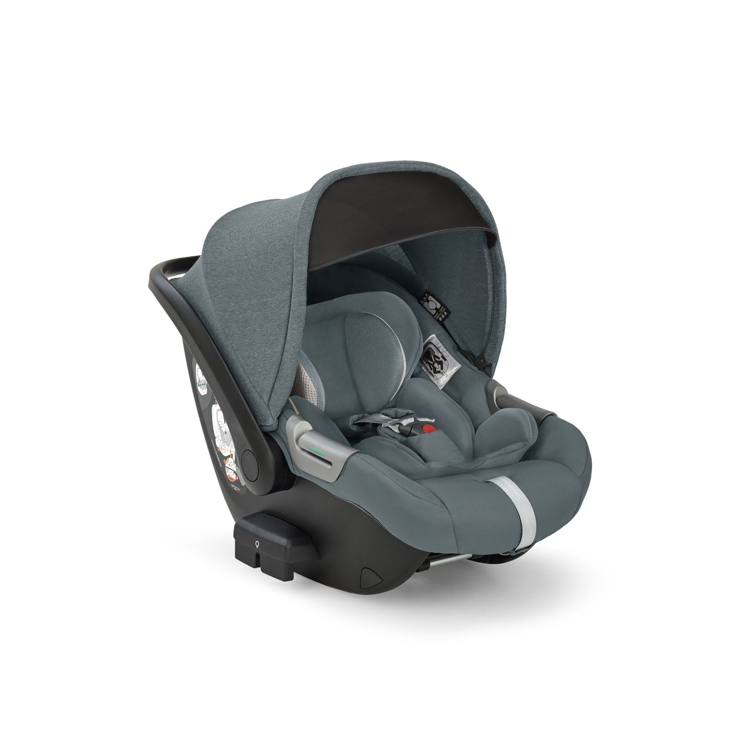 INGLESINA ELECTA STROLLER DARWIN UNION GREY+ CHASSIS BLACK 4 IN 1 FULL SET