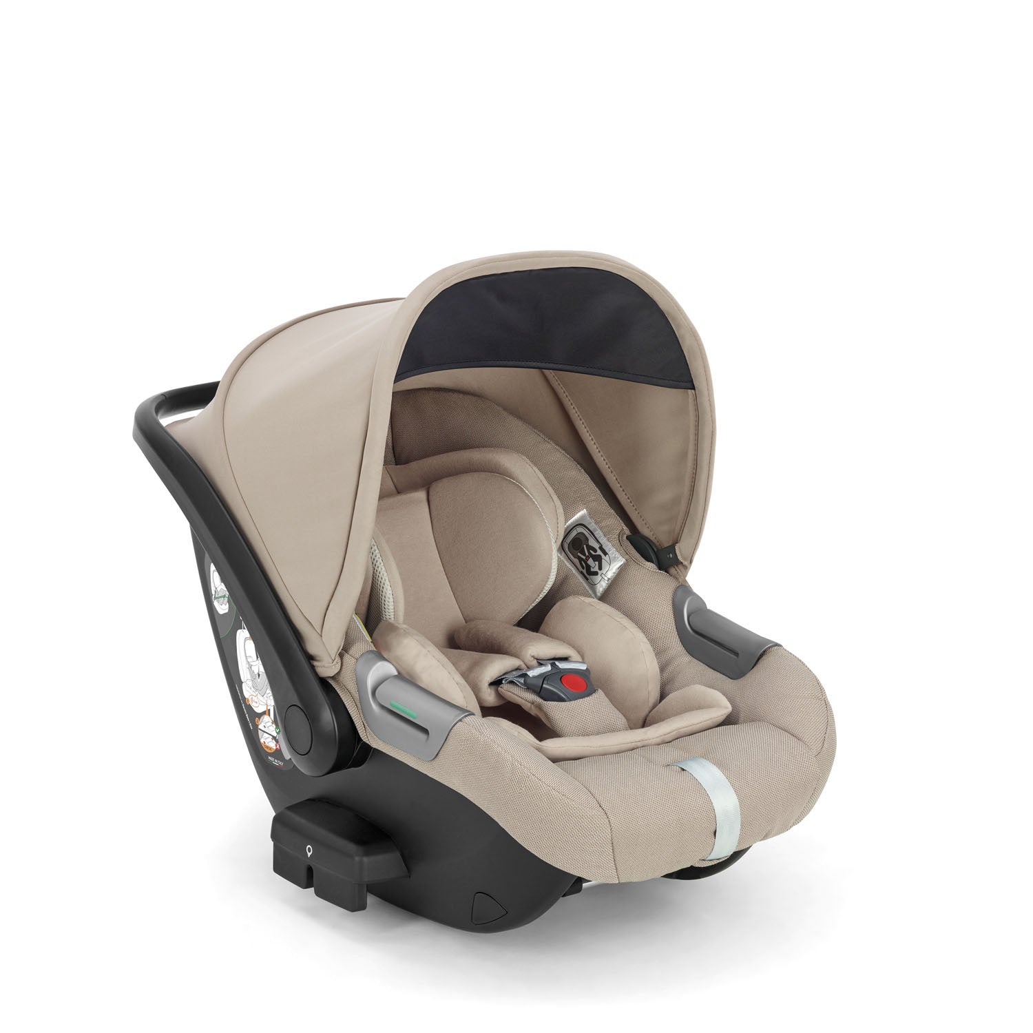 INGLESINA APTICA STROLLER PASHMINA BEIGE+CHASSIS PALLADIO BLACK 4 IN 1 FULL SET