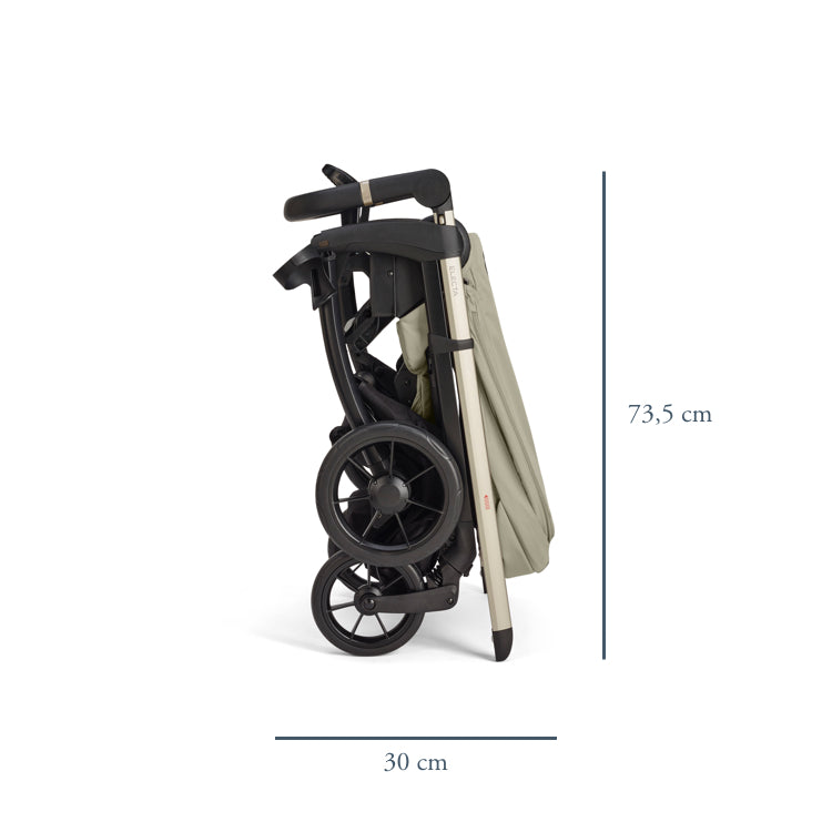 INGLESINA ELECTA STROLLER DARWIN DUMBO CARAMEL+ CHASSIS BLACK 4 IN 1 FULL SET