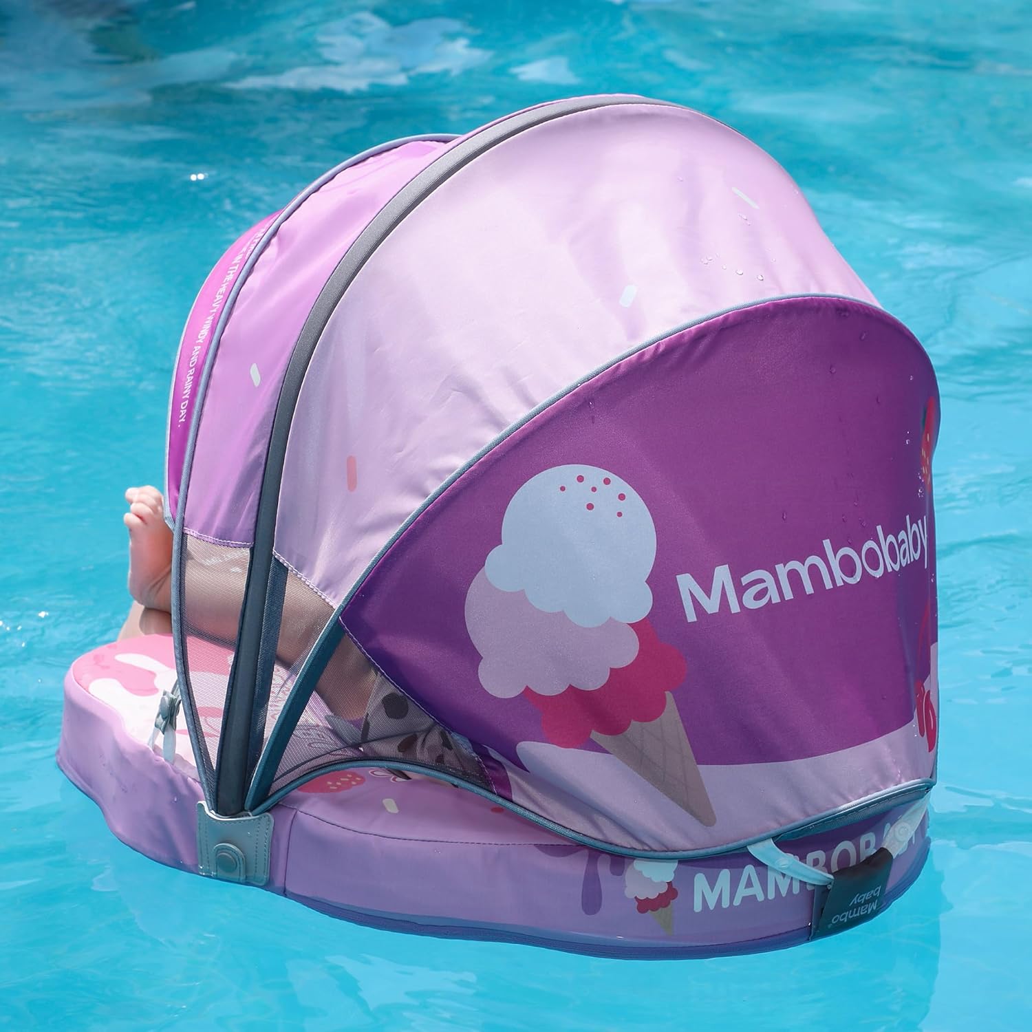 MAMBOBABY BABY FLOAT ICE CREAM PURPLE