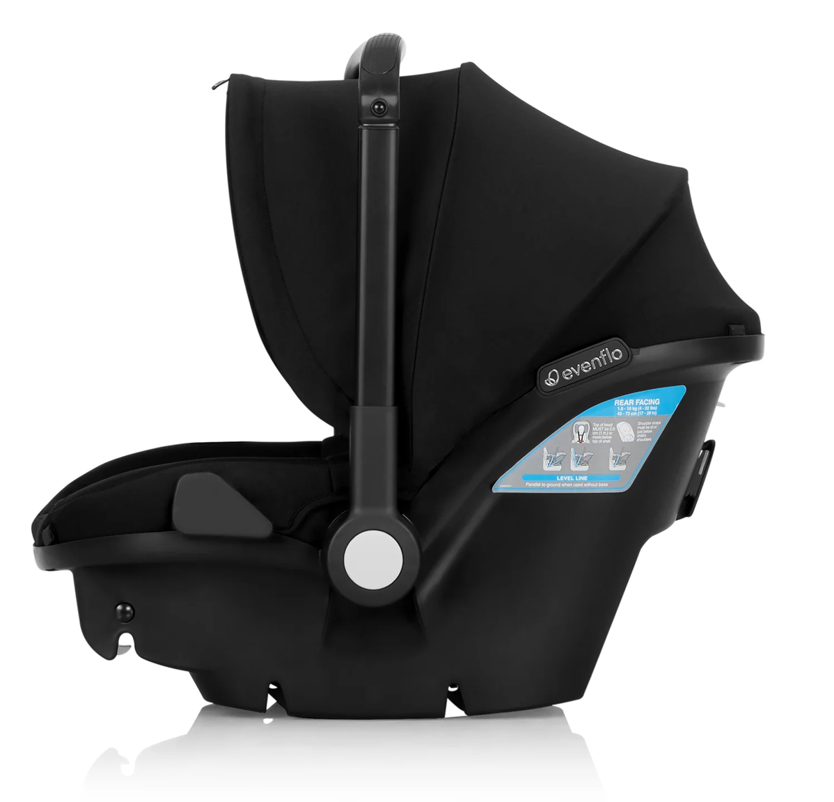 Evenflo - Shyft DualRide Infant Car Seat and Stroller Combo - Beaufort Black
