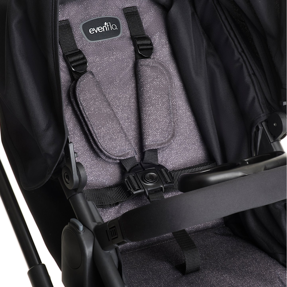 Evenflo - Pivot Modular Travel System with LiteMax Infant Car Seat - Casual Gray