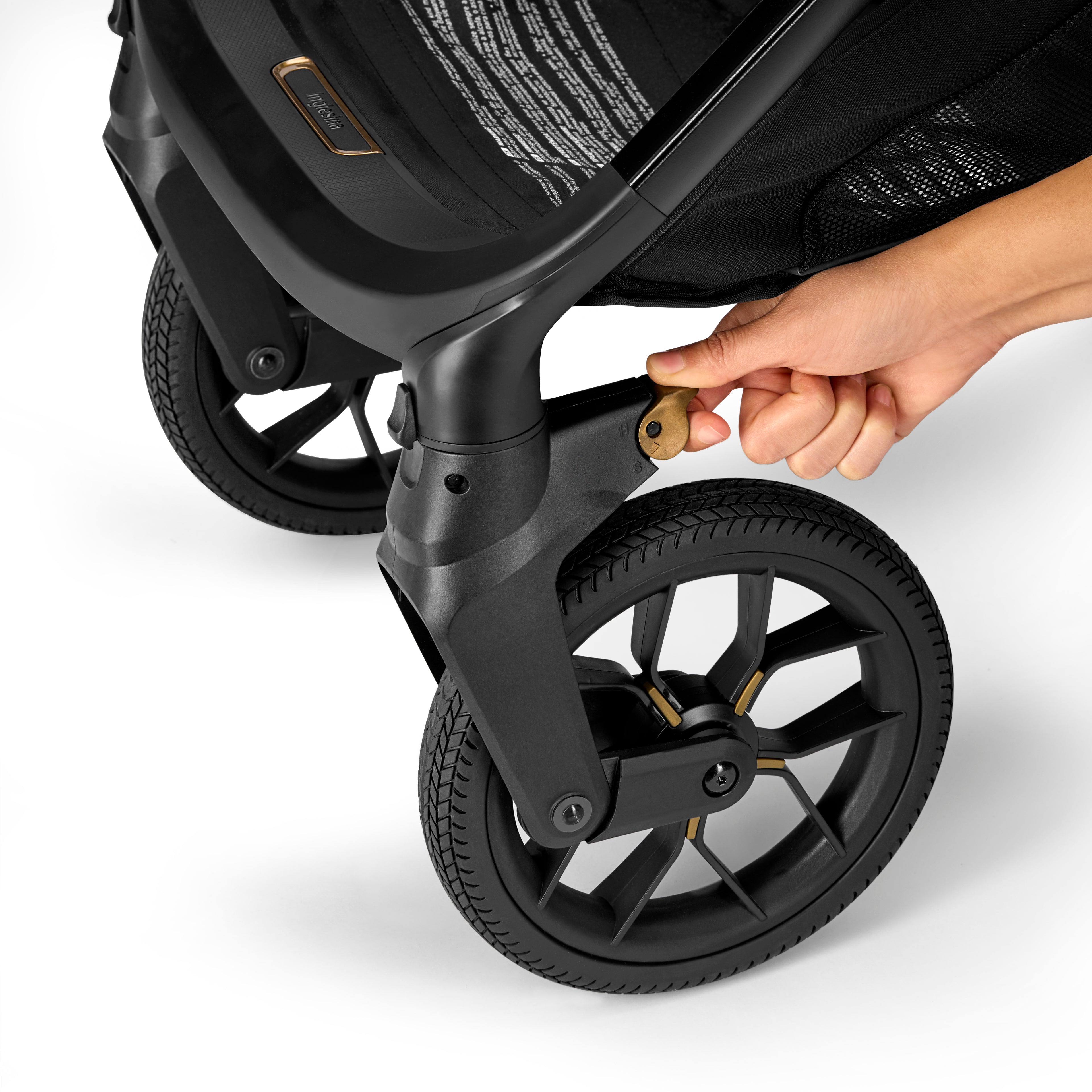 INGLESINA APTICA XT STROLLER -DRW Magnet Grey BLACK CHASSIS 4 IN 1 FULL SET