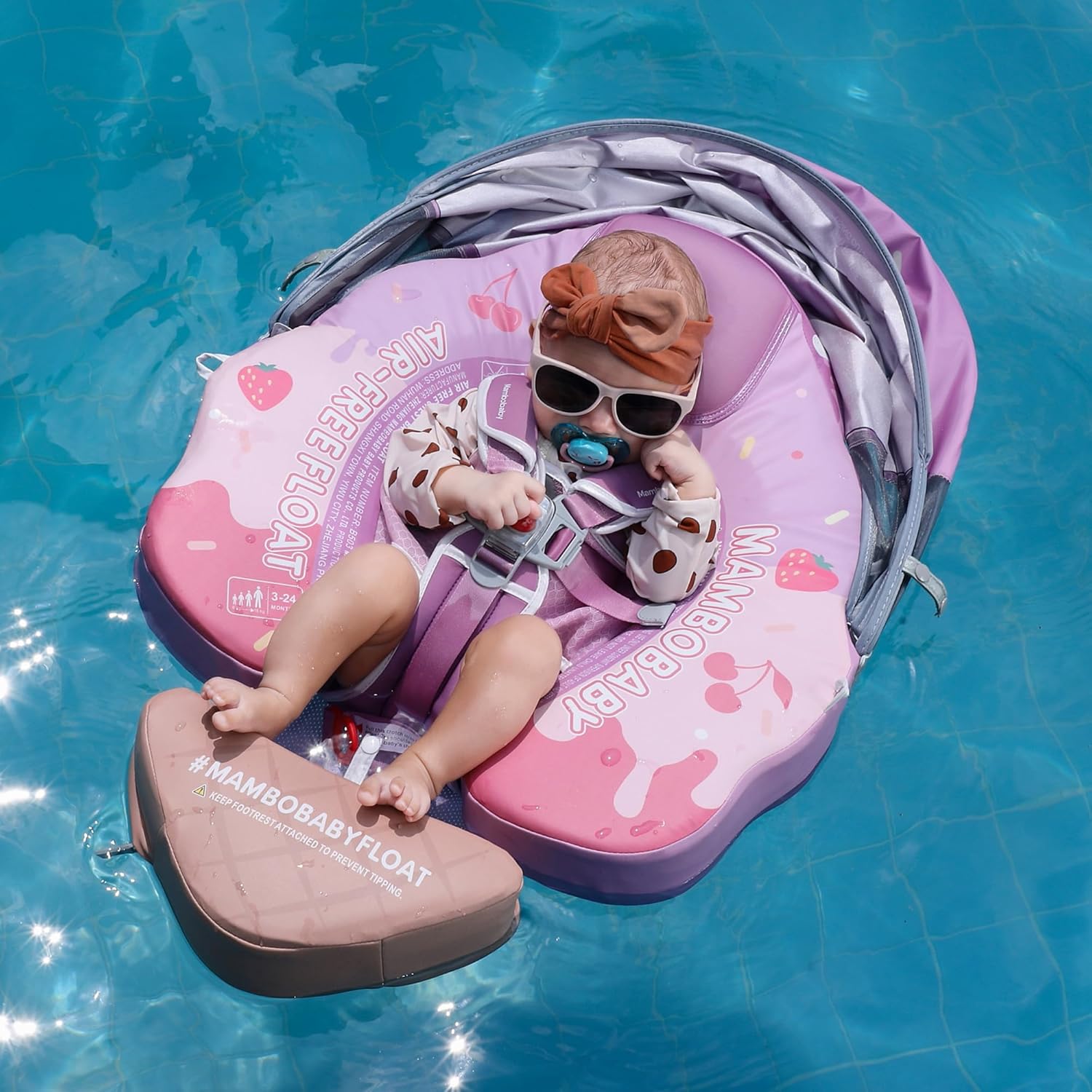 MAMBOBABY BABY FLOAT ICE CREAM PURPLE