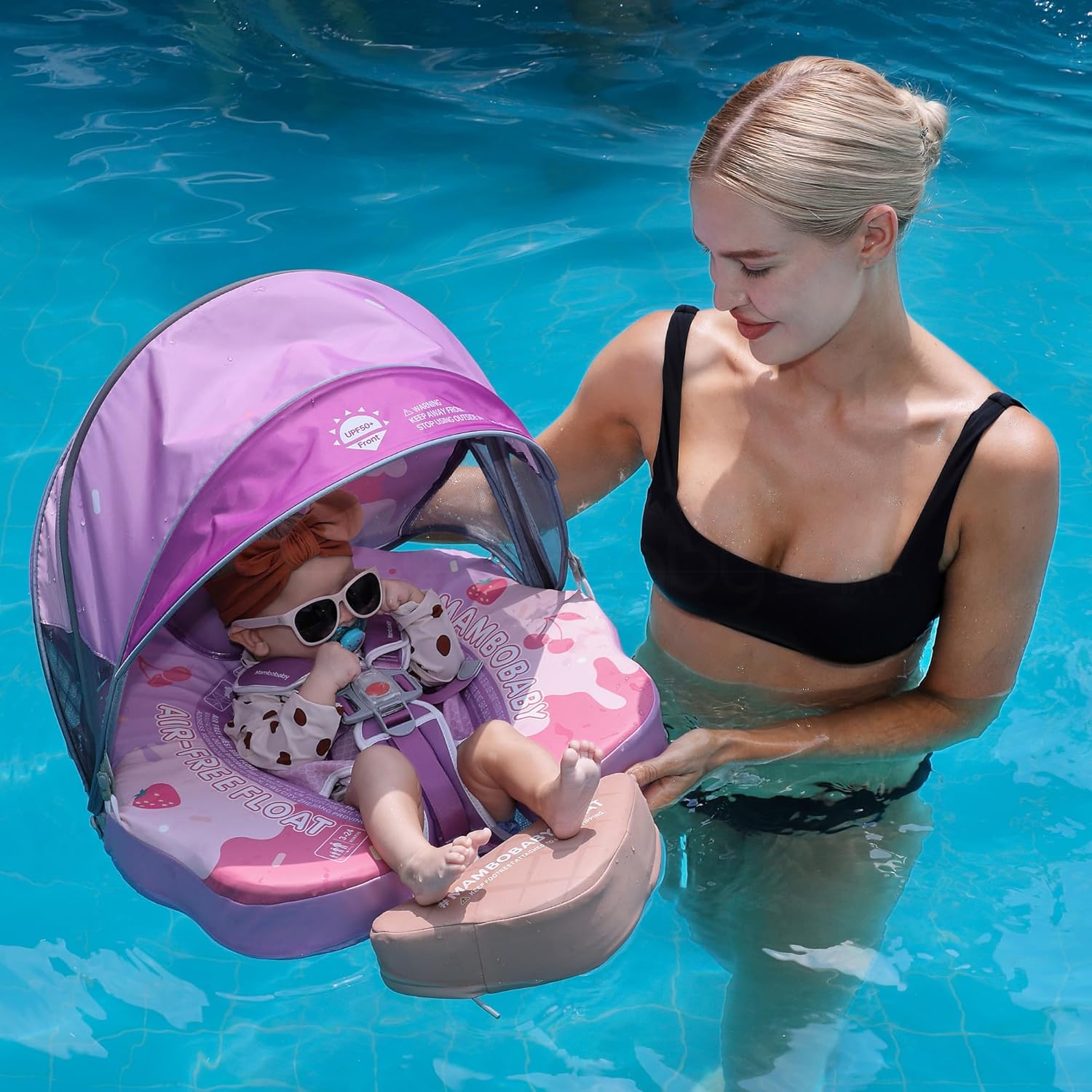 MAMBOBABY BABY FLOAT ICE CREAM PURPLE