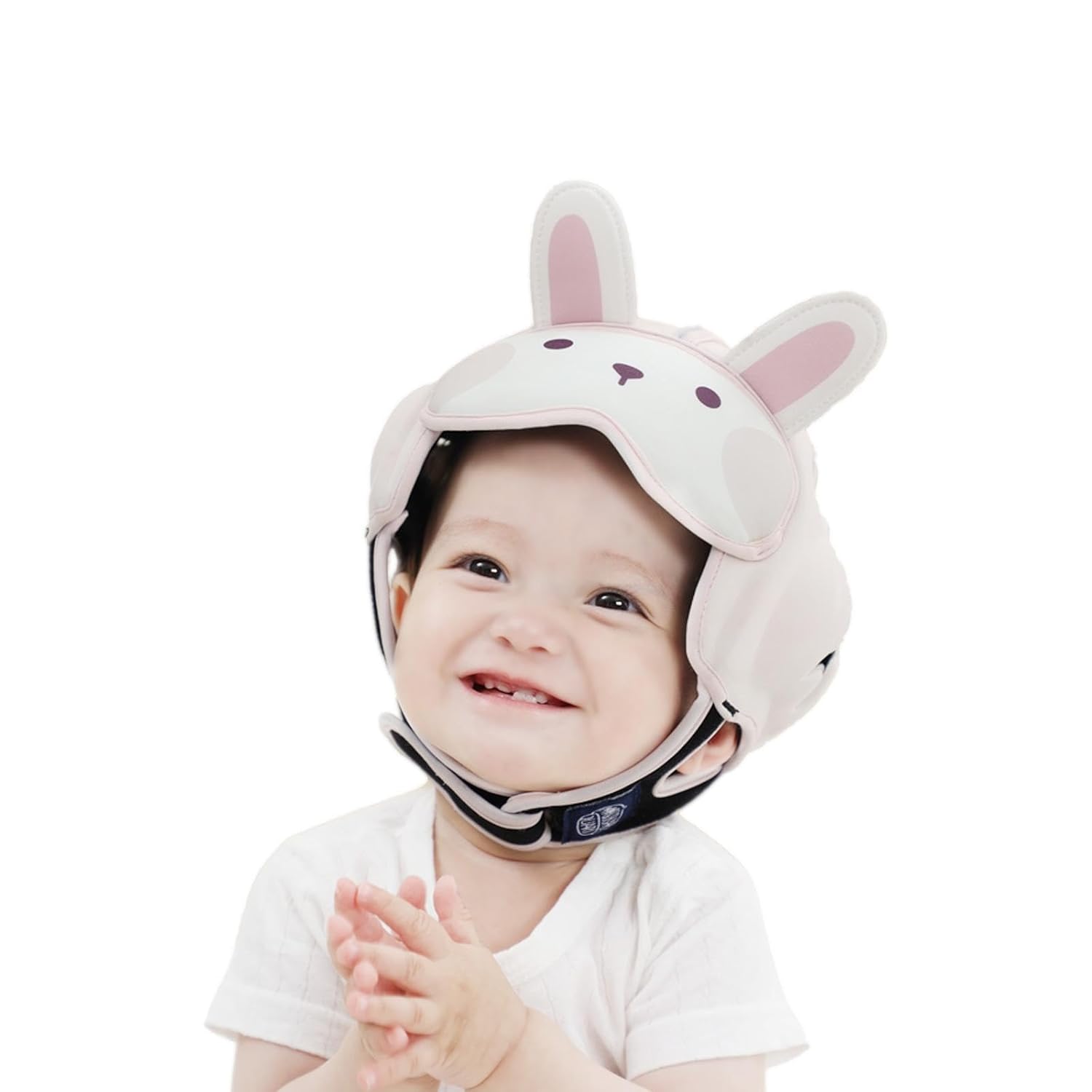 MAMBOBABY SAFETY HELMET BREATHABLE RABBIT PINK 6-24